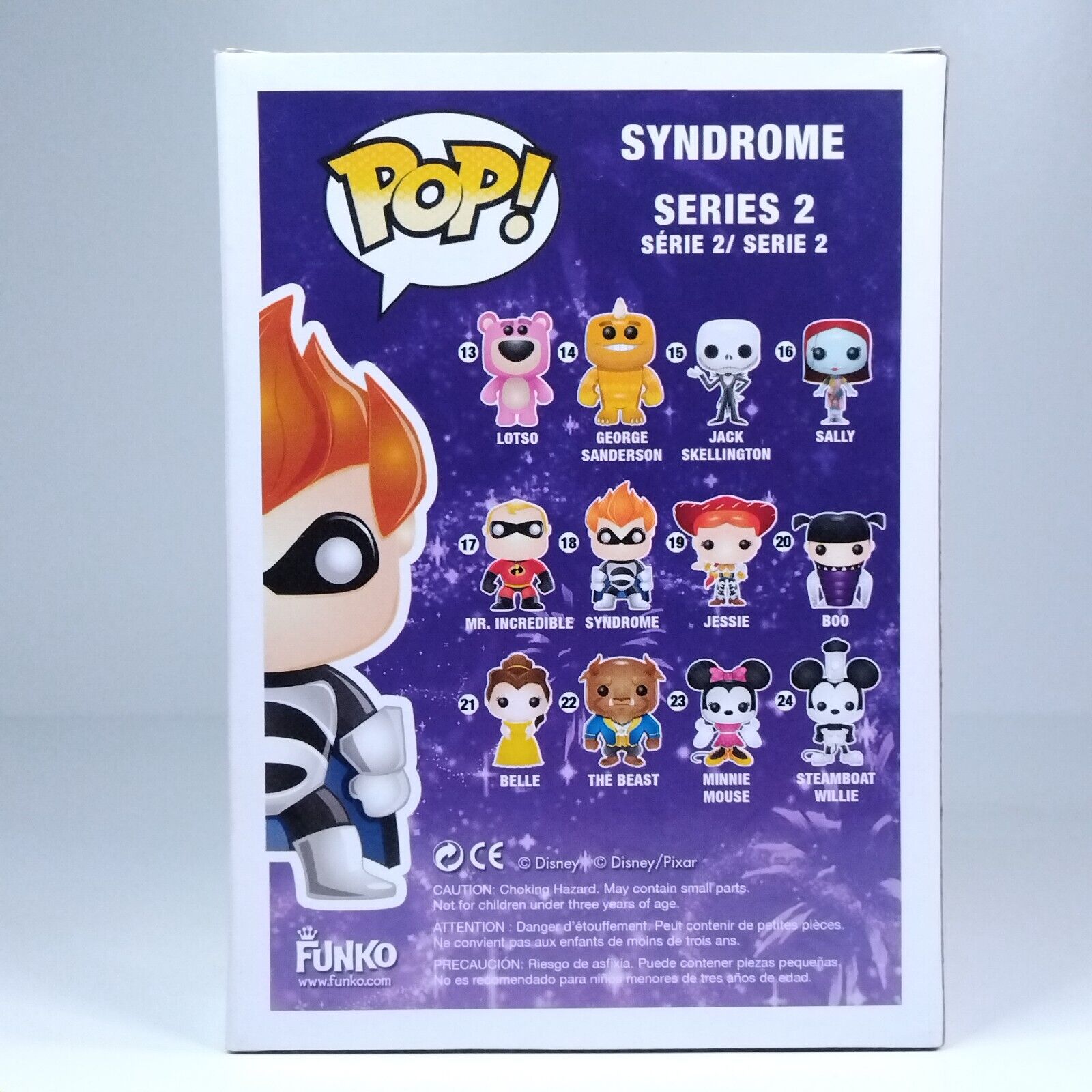 Funko Pop! Disney The Incredibles Syndrome Signed Jason Lee - Quote & COA #18