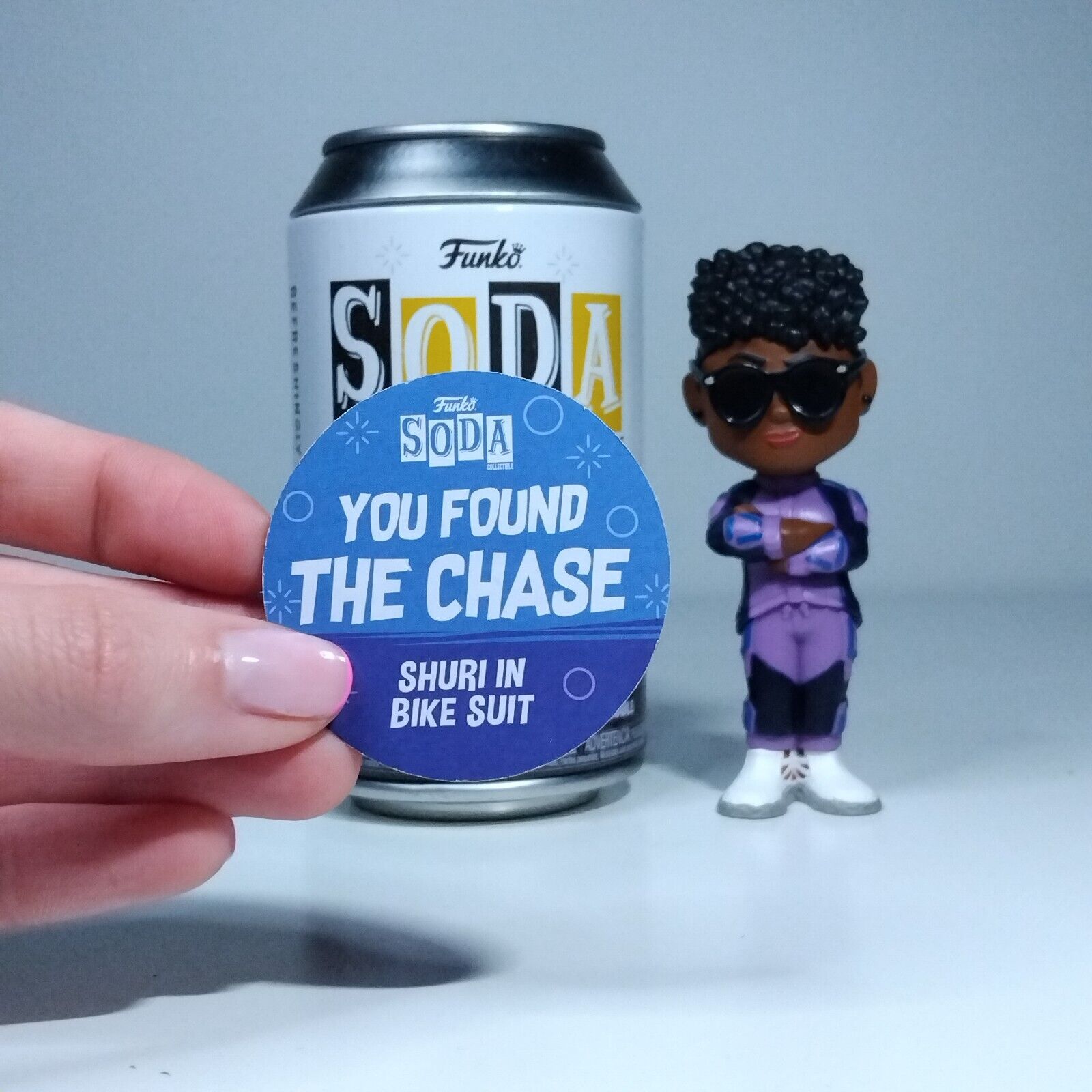 Funko Soda Black Panther Shuri in Bike Suit Chase