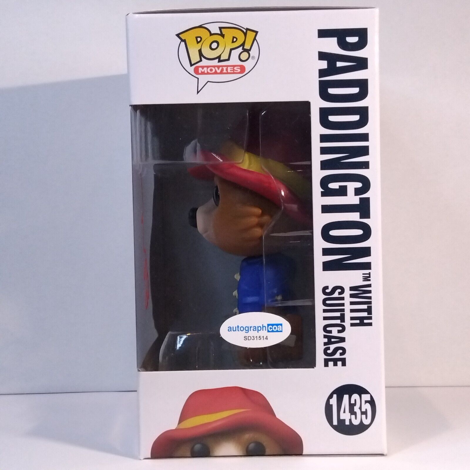 Funko Pop! Movies Paddington Signed Ben Whishaw COA #1435 WS