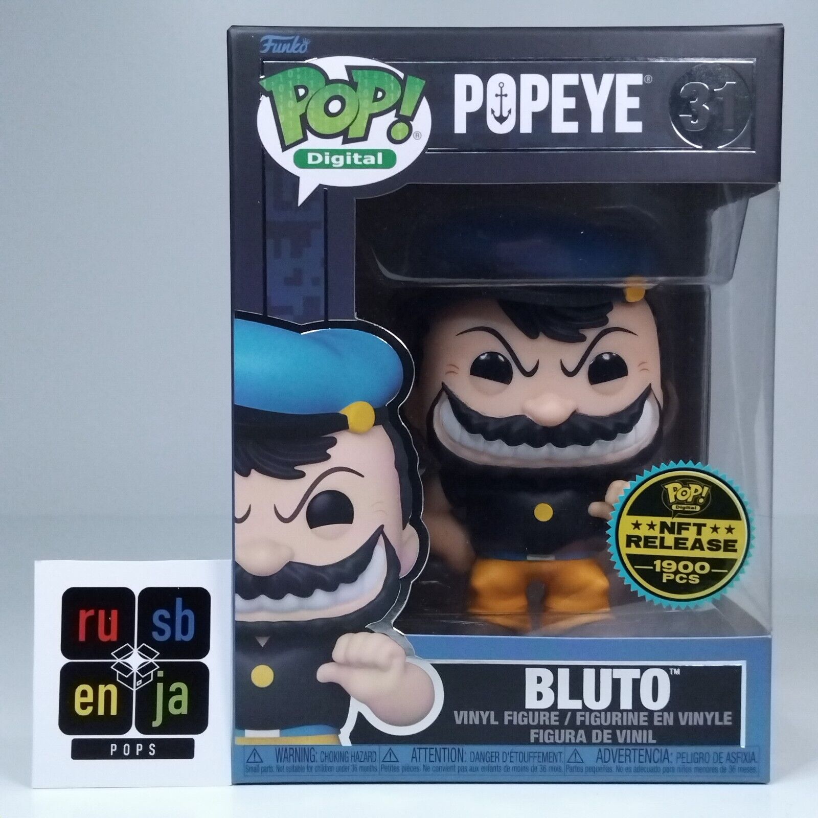 Funko Pop! Digital Animation Popeye Bluto 1,900 Pcs #31