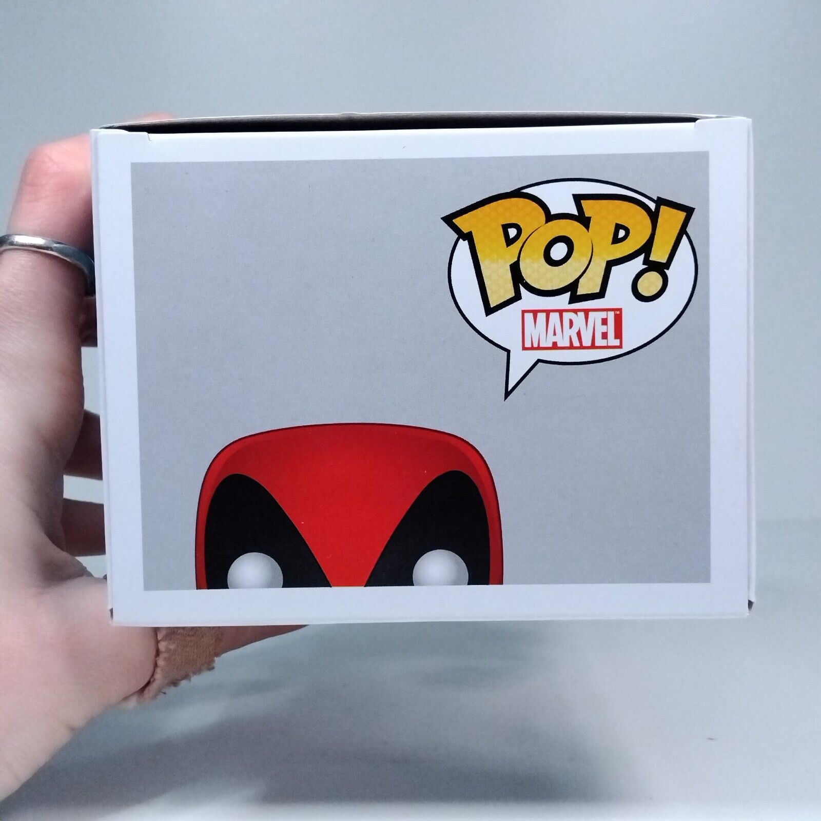 Funko Pop! Marvel Deadpool White Matt's Collectibles Head ERROR GLOW #20