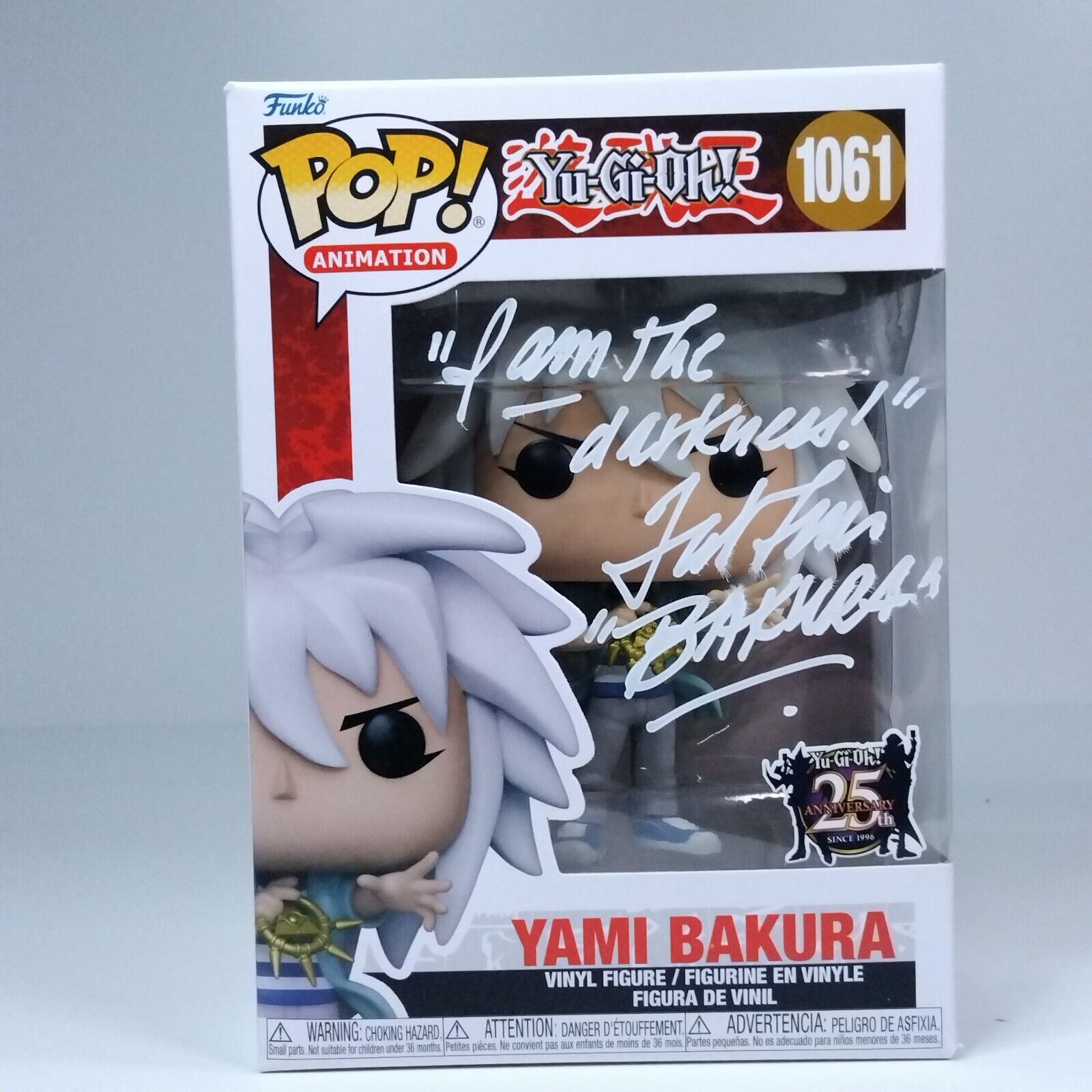 Funko Pop! Anime Yu-Gi-Oh! Yami Bakura Signed Ted Lewis COA #1061