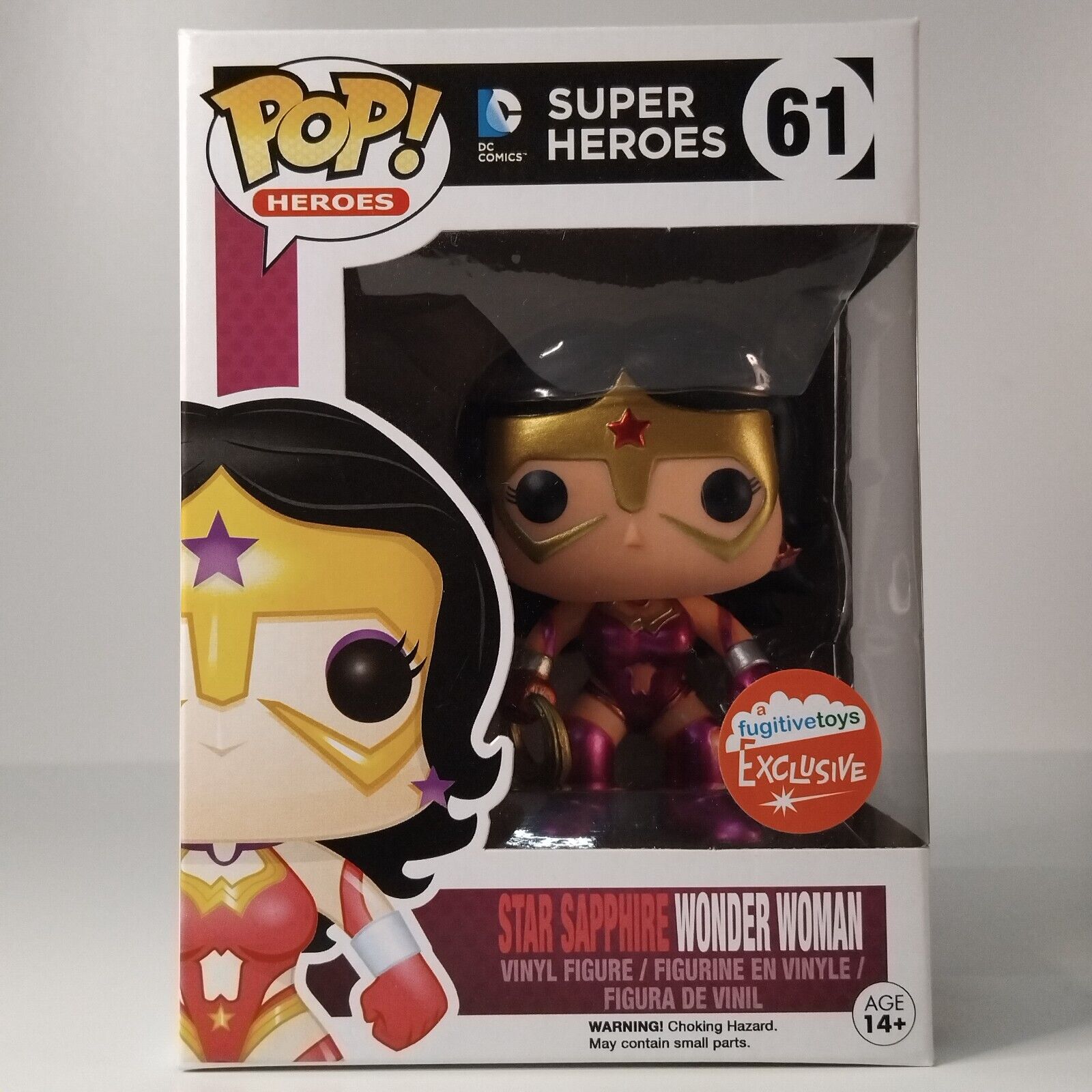 Funko Pop! DC Heroes Star Sapphire Wonder Woman Metallic Exclusive #61