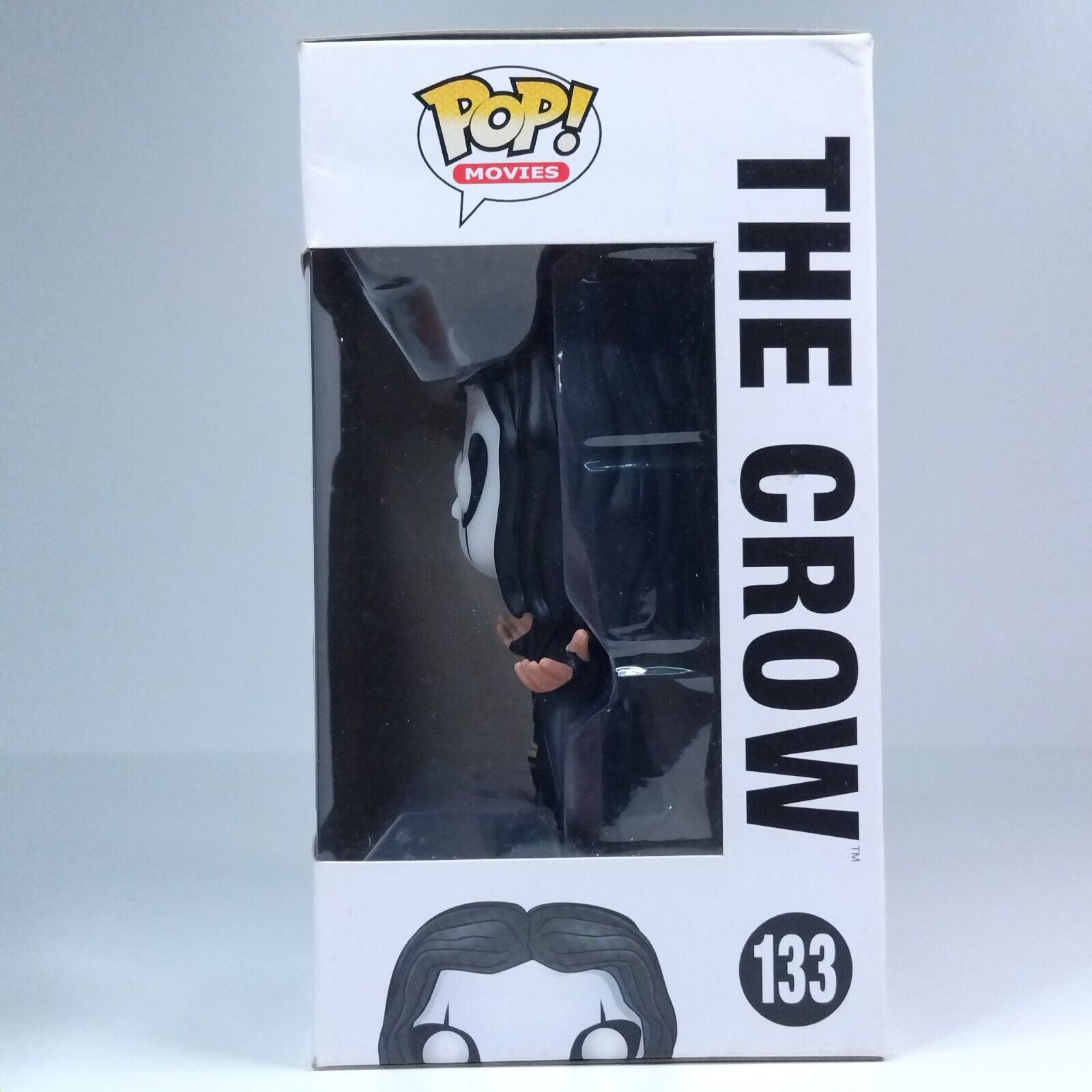 Funko Pop! Movies Horror The Crow Glows in Dark Hot Topic #133 BOX DAMAGE/FADING