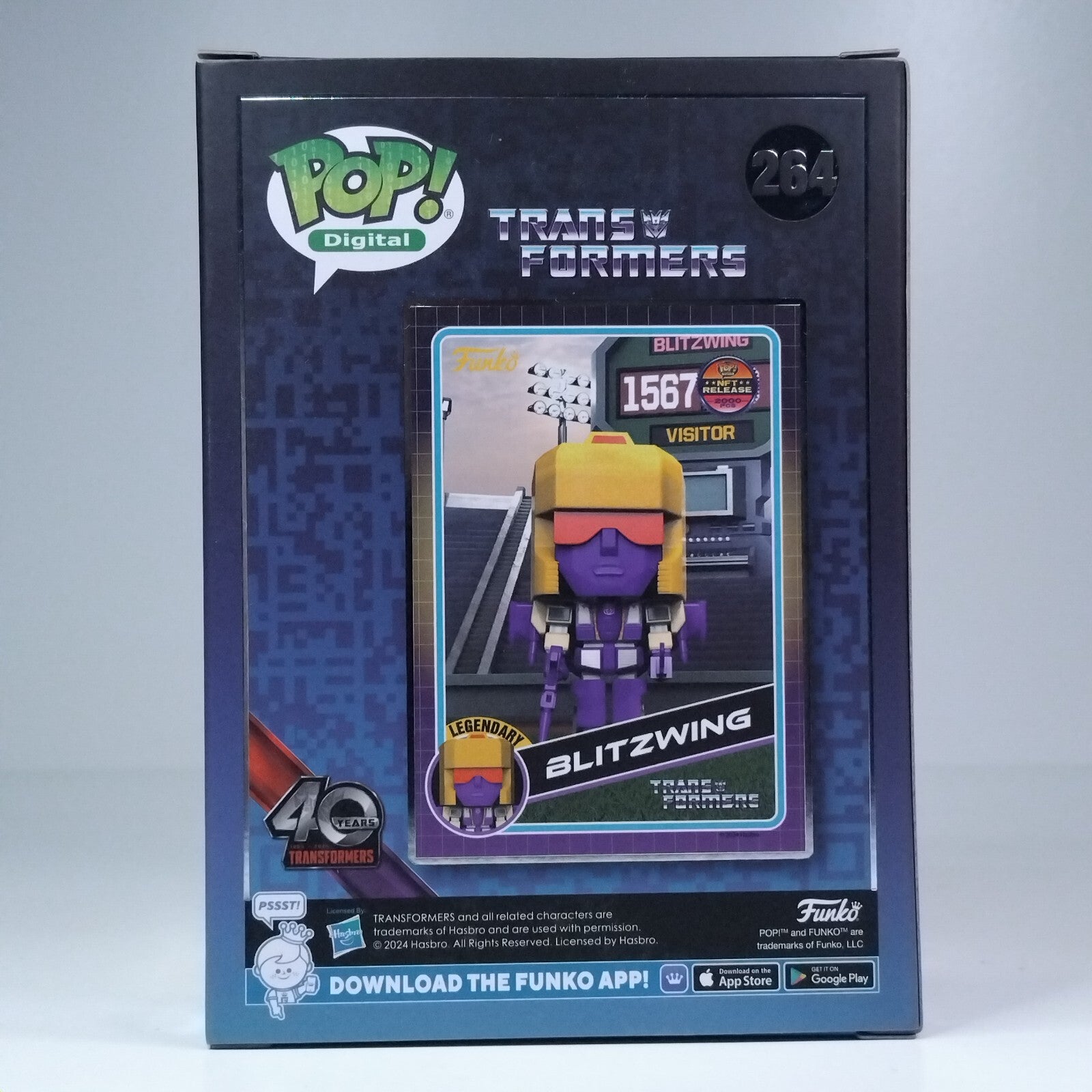 Funko Pop! Digital Retro Toys Transformers Blitzwing 2,000 Pcs #264