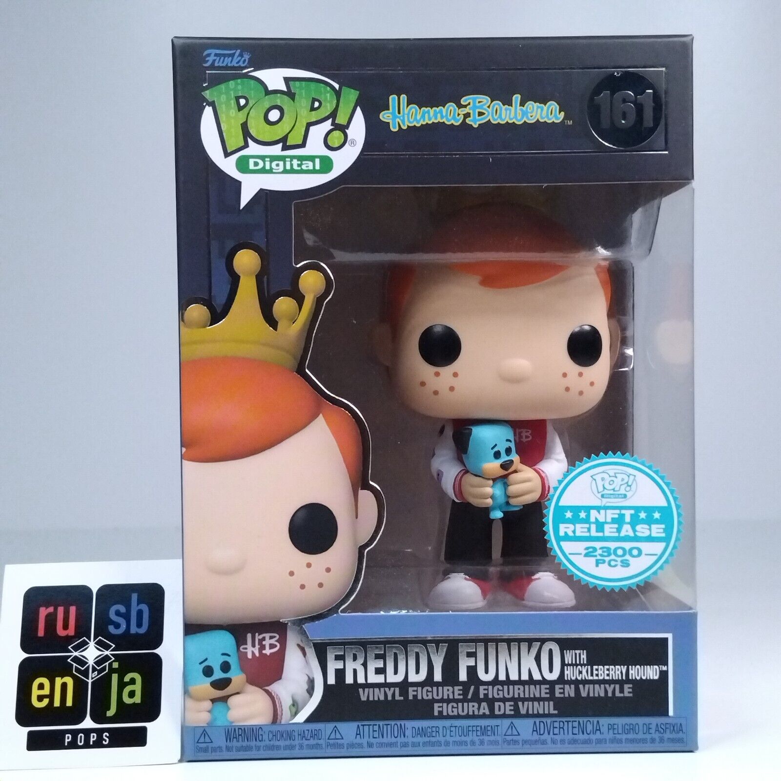 Funko Pop! Digital Animation Freddy Funko with Huckleberry Hound #161