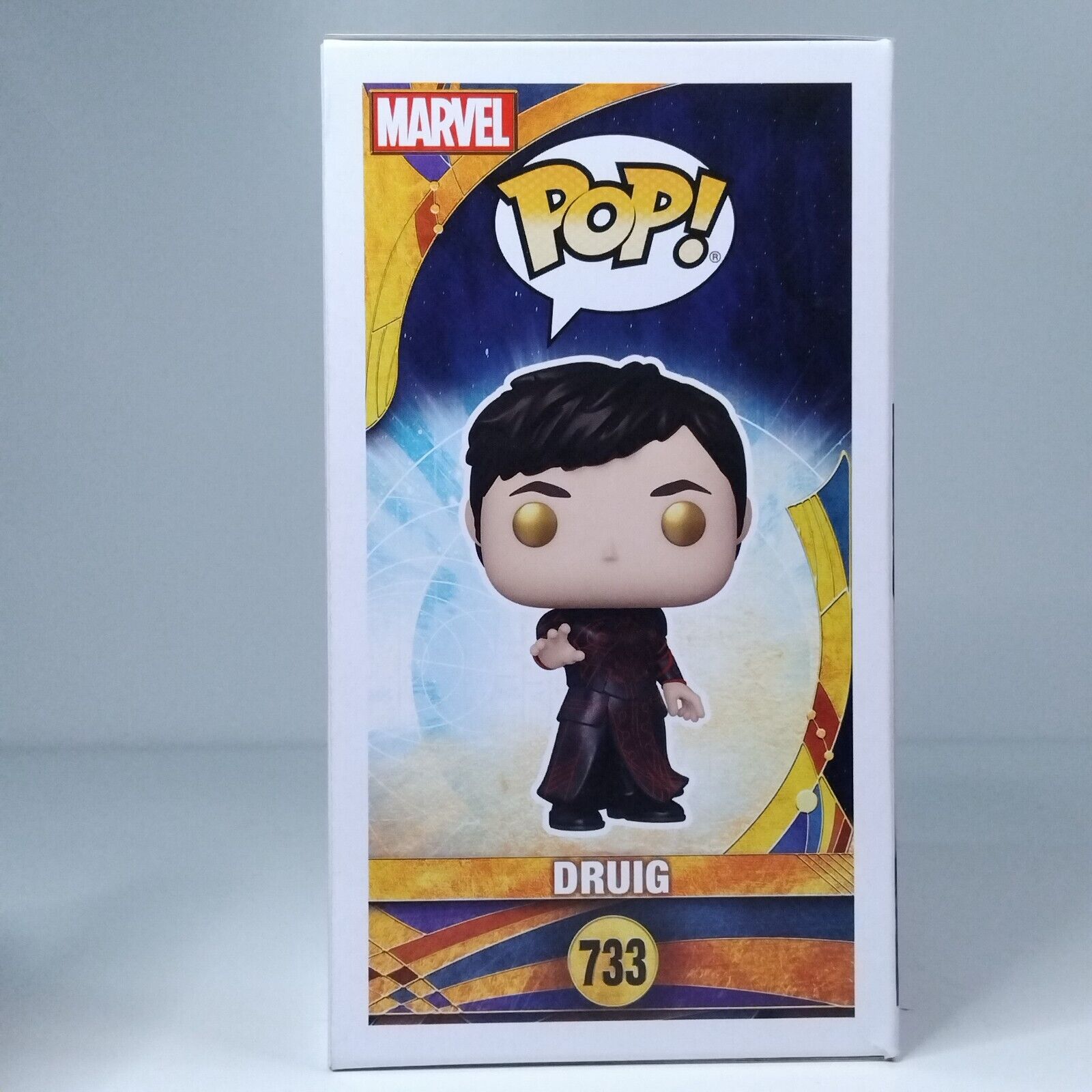 Funko Pop! Marvel Eternals Druig Signed Barry Keoghan COA #733 WS