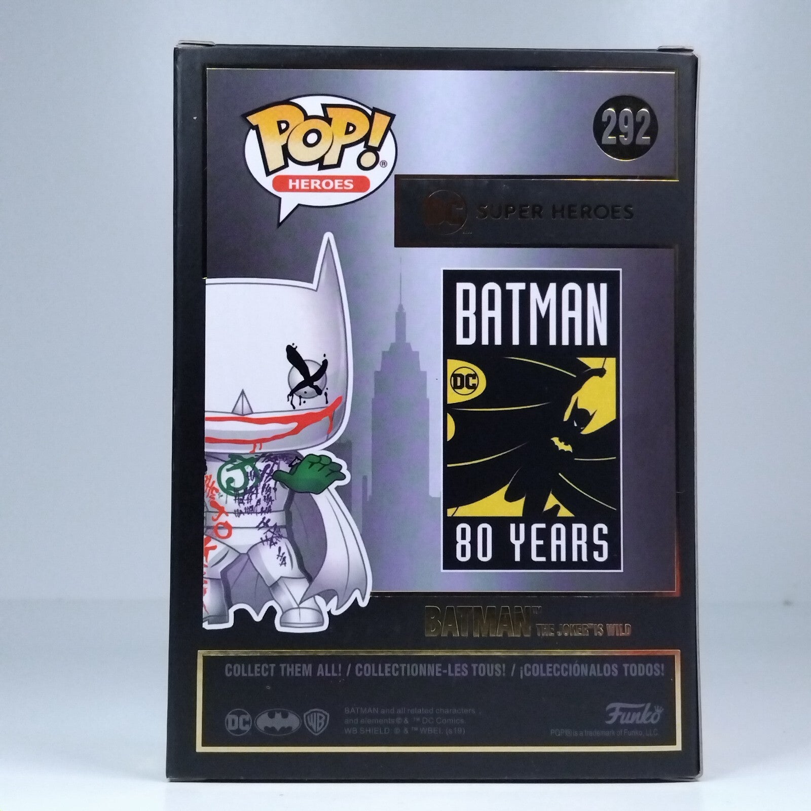 Funko Pop! DC Heroes Batman 80 Years The Joker is Wild EE Exclusive #292