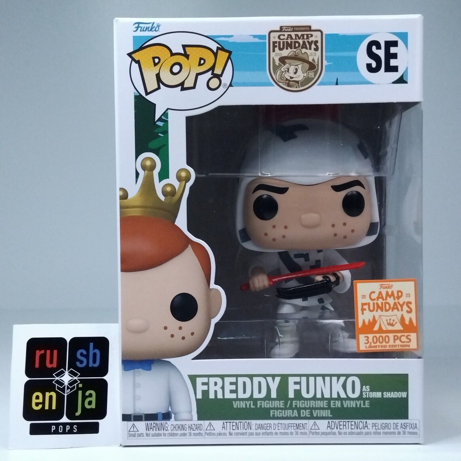 Funko Pop! Retro G.I. Joe Freddy Funko as Storm Shadow #SE