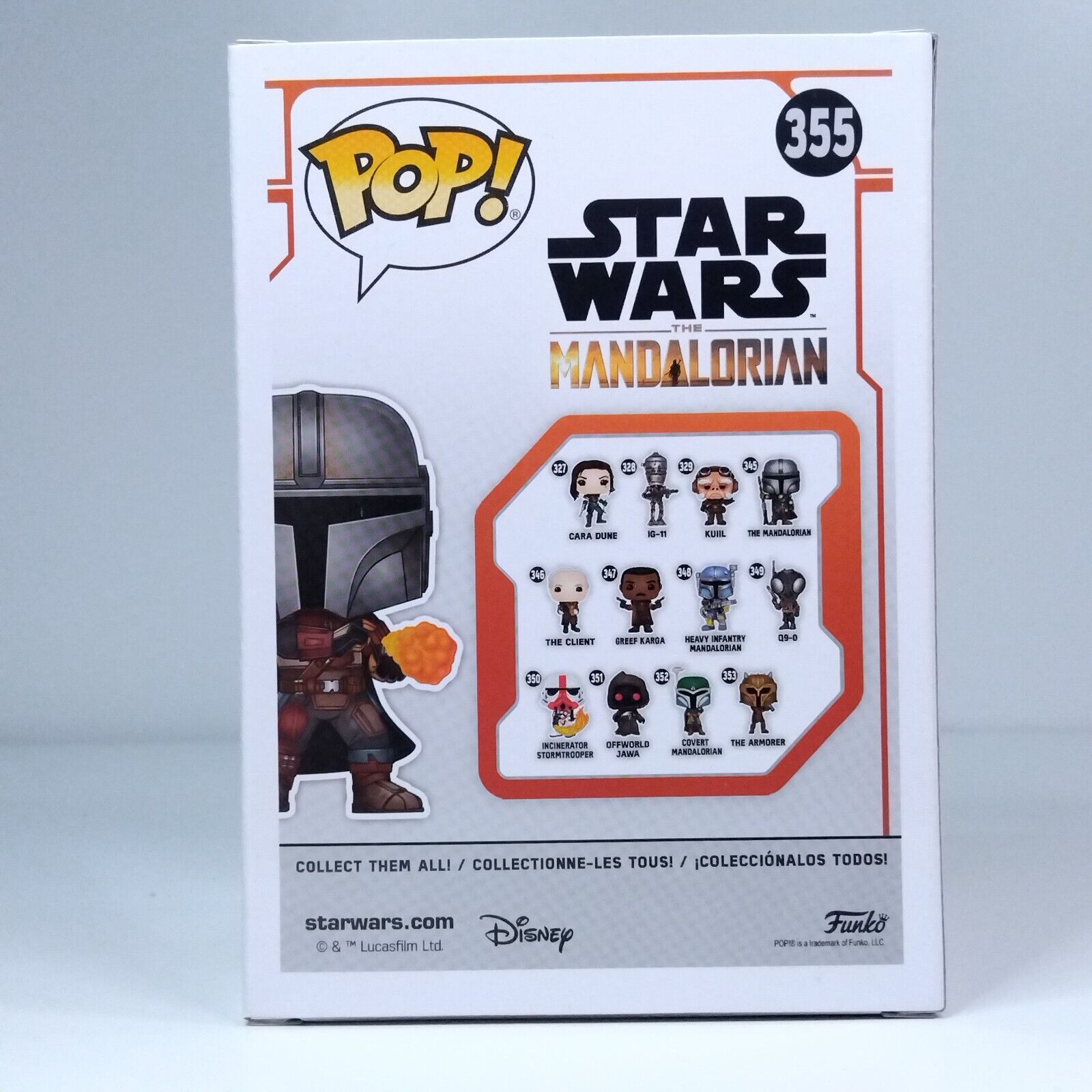 Funko Pop! Star Wars The Mandalorian Flame Throwing Special Edition #355