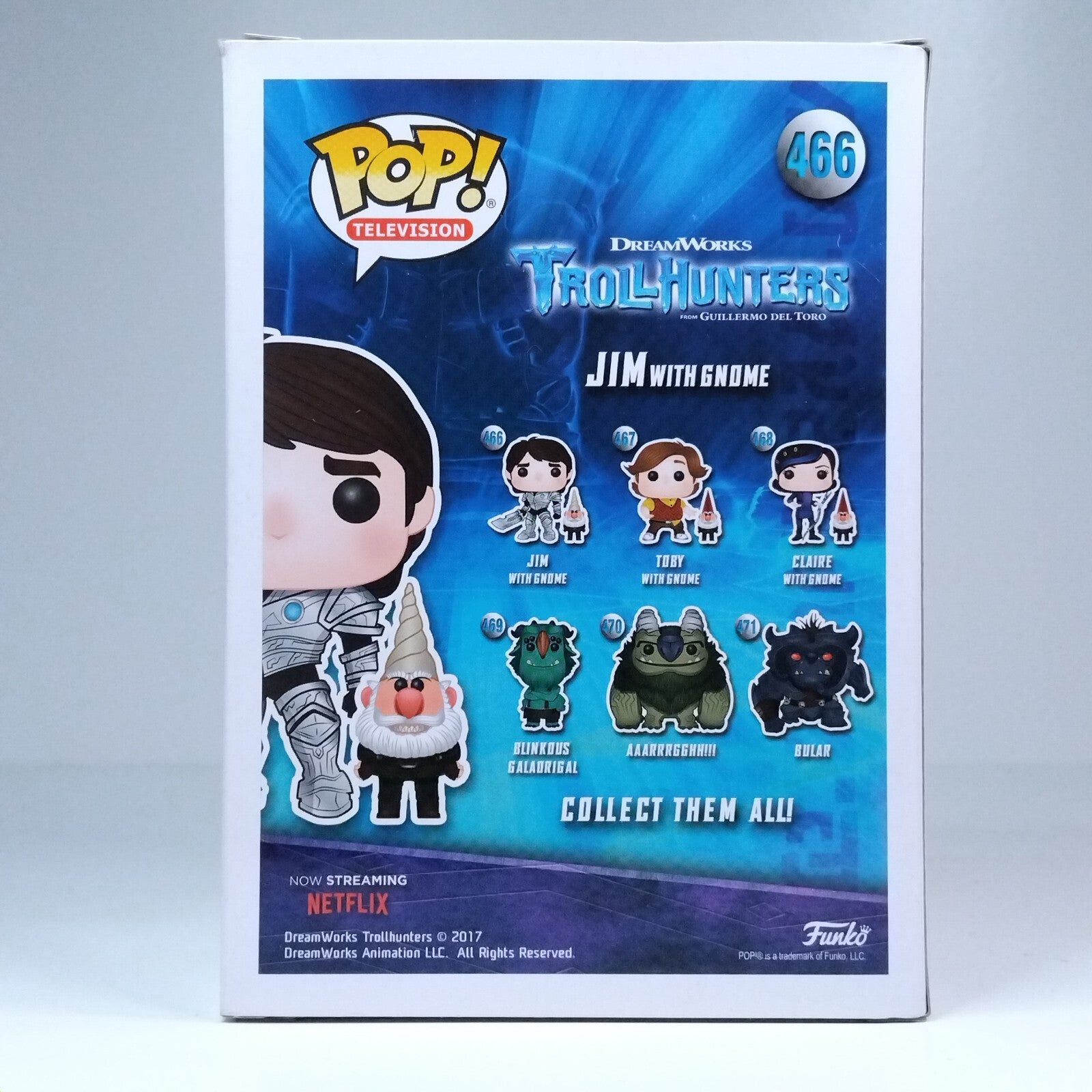 Funko Pop! TV Troll Hunters Jim With Gnome Chase #466