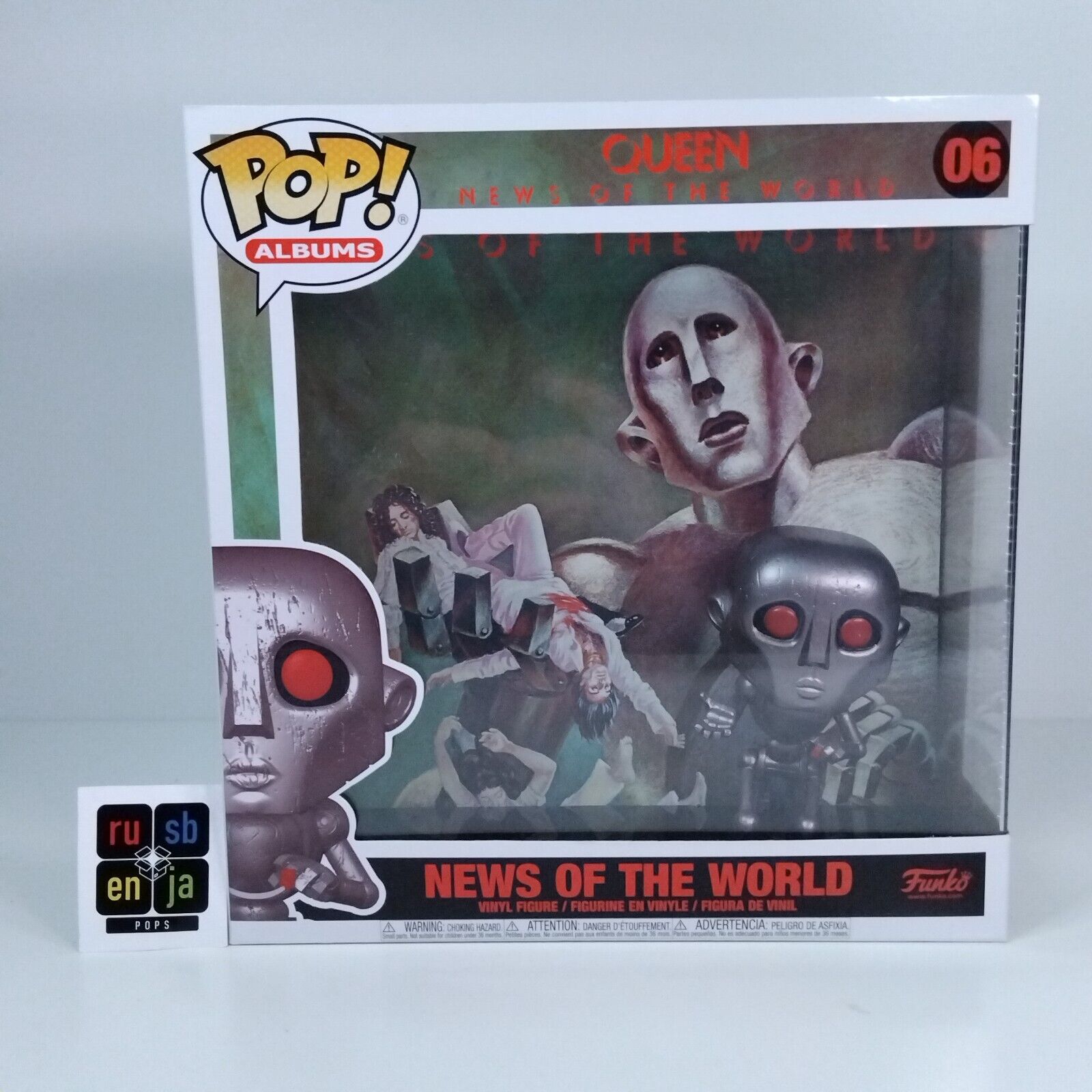 Funko Pop! Rocks Music Albums Queen News of the World #06