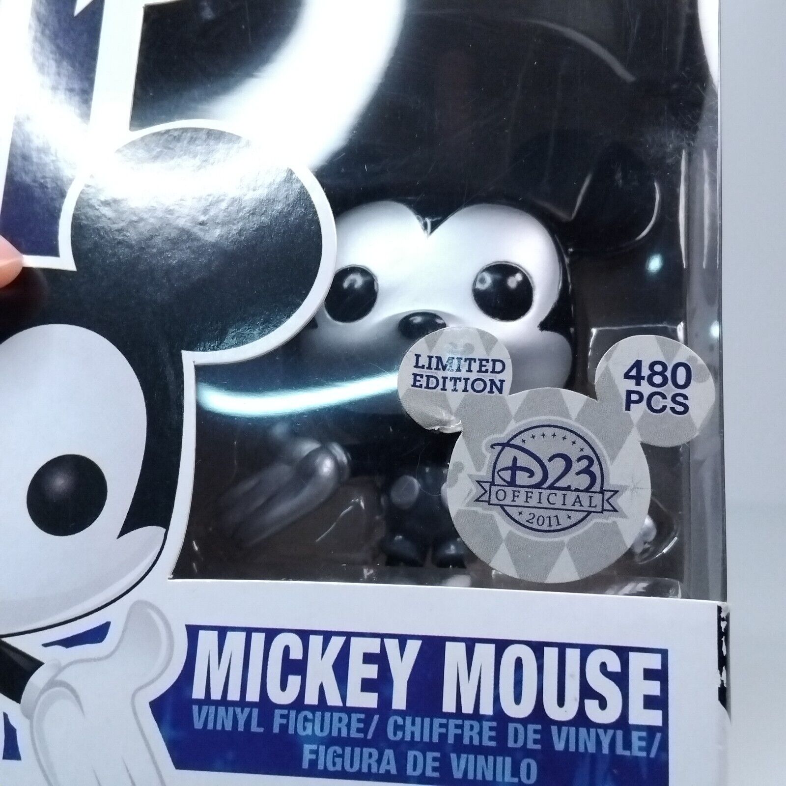 Funko Pop! Disney Store Mickey Mouse Metallic D23 480 Pcs Limited Edition #01