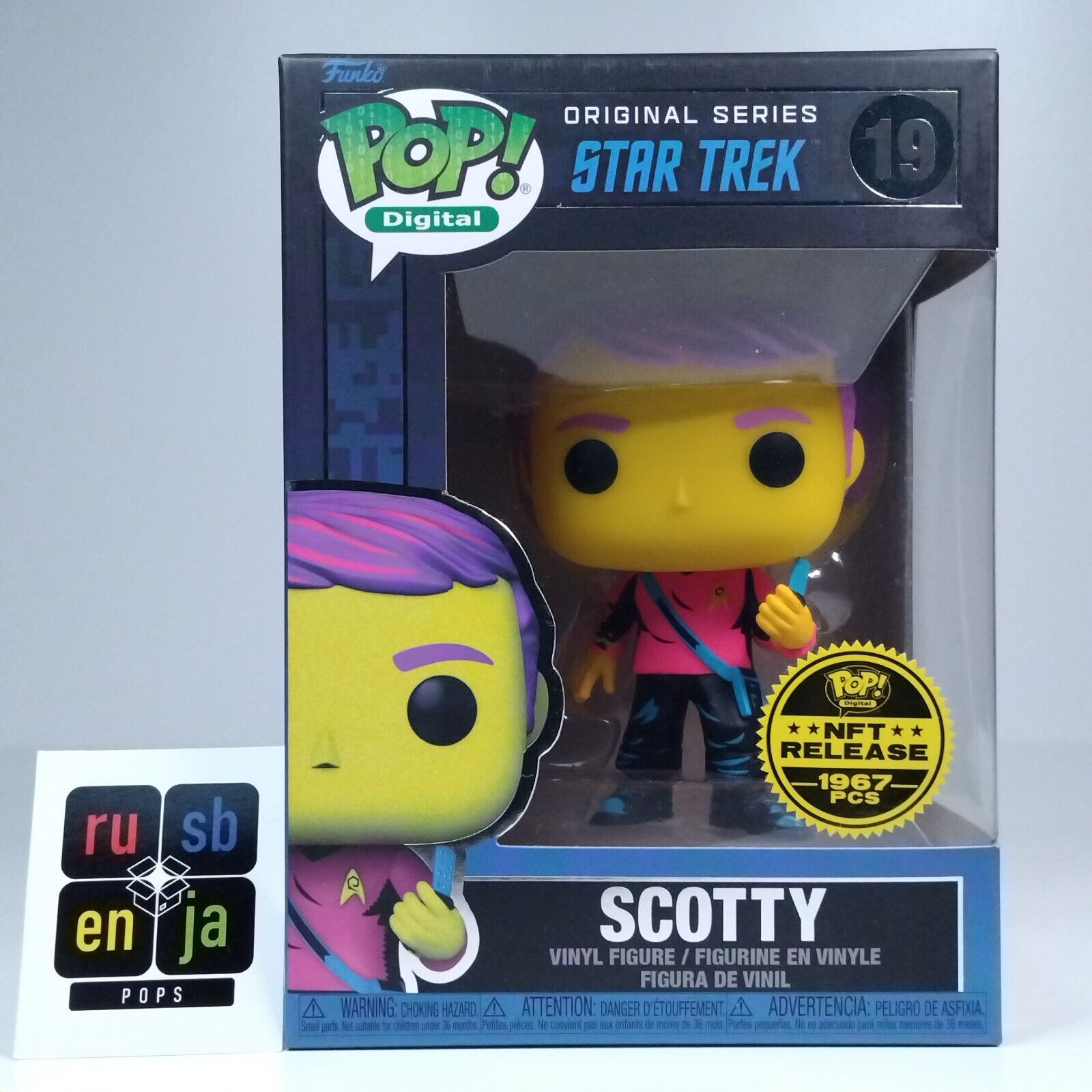 Funko Pop! Digital TV Star Trek Scotty 1,967 Pcs #19