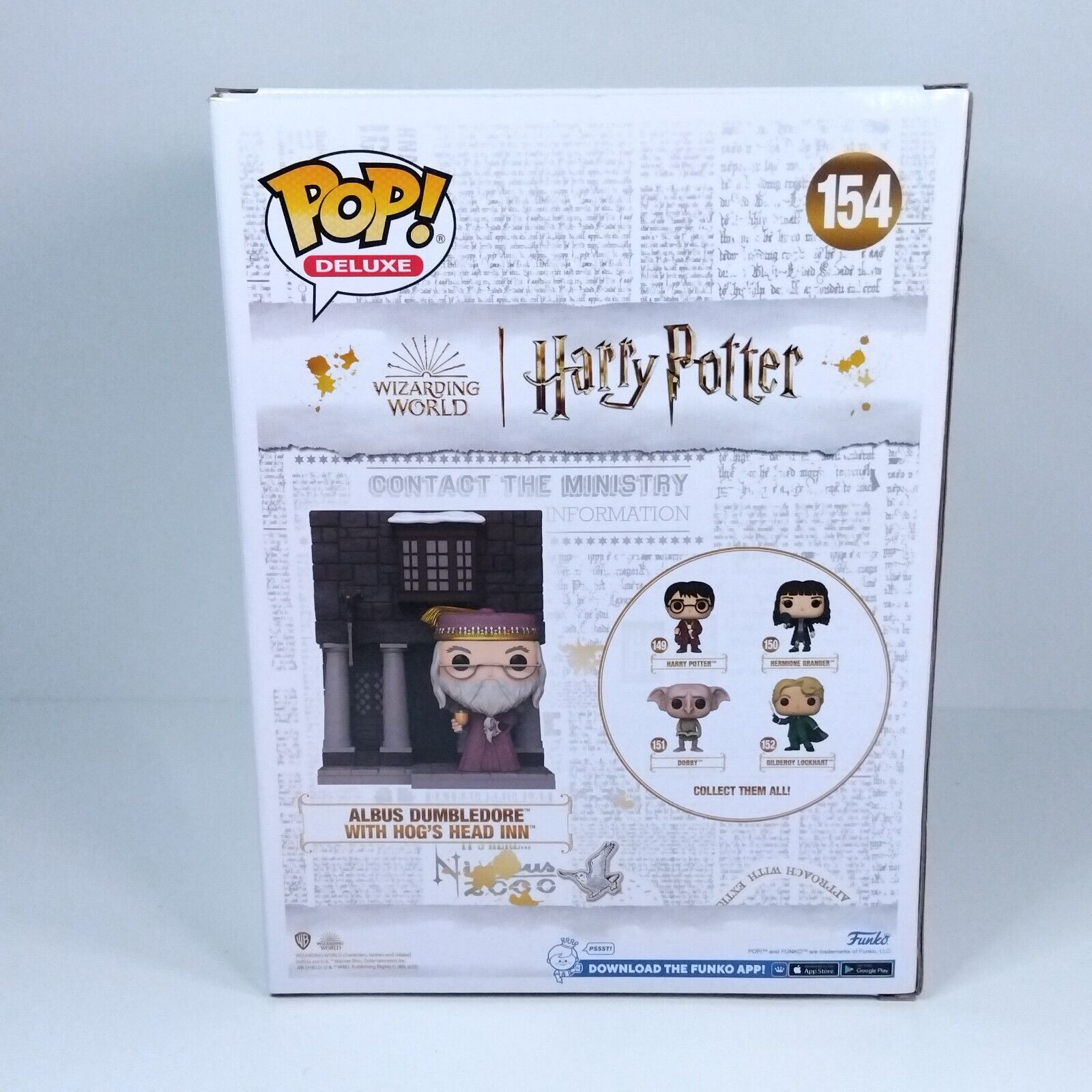 Funko Pop! Harry Potter Albus Dumbeldore with Hog's Head Inn #154