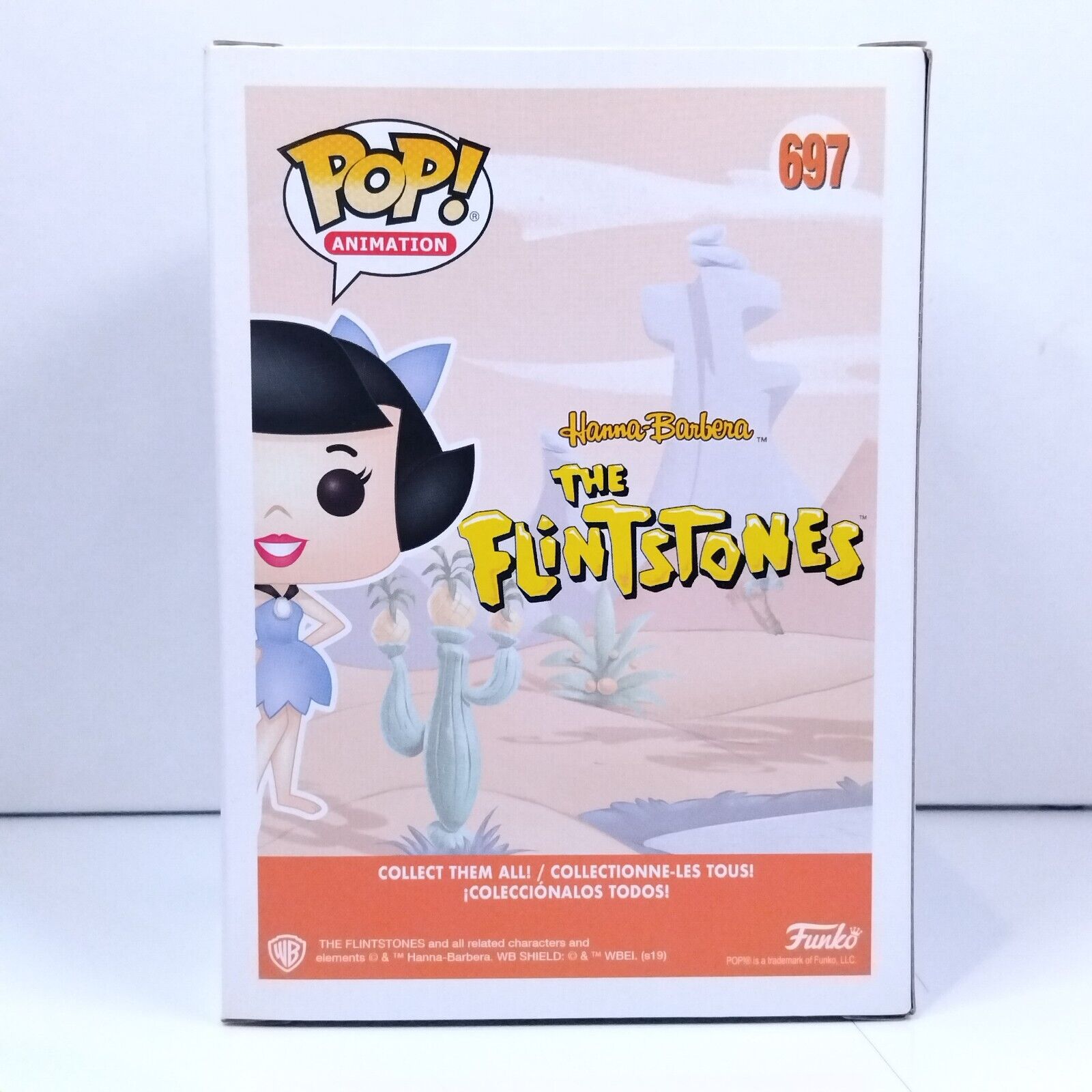 Funko Pop! Animation Flintstones Betty Rubble Signed Rosie O'Donnell #697 WS