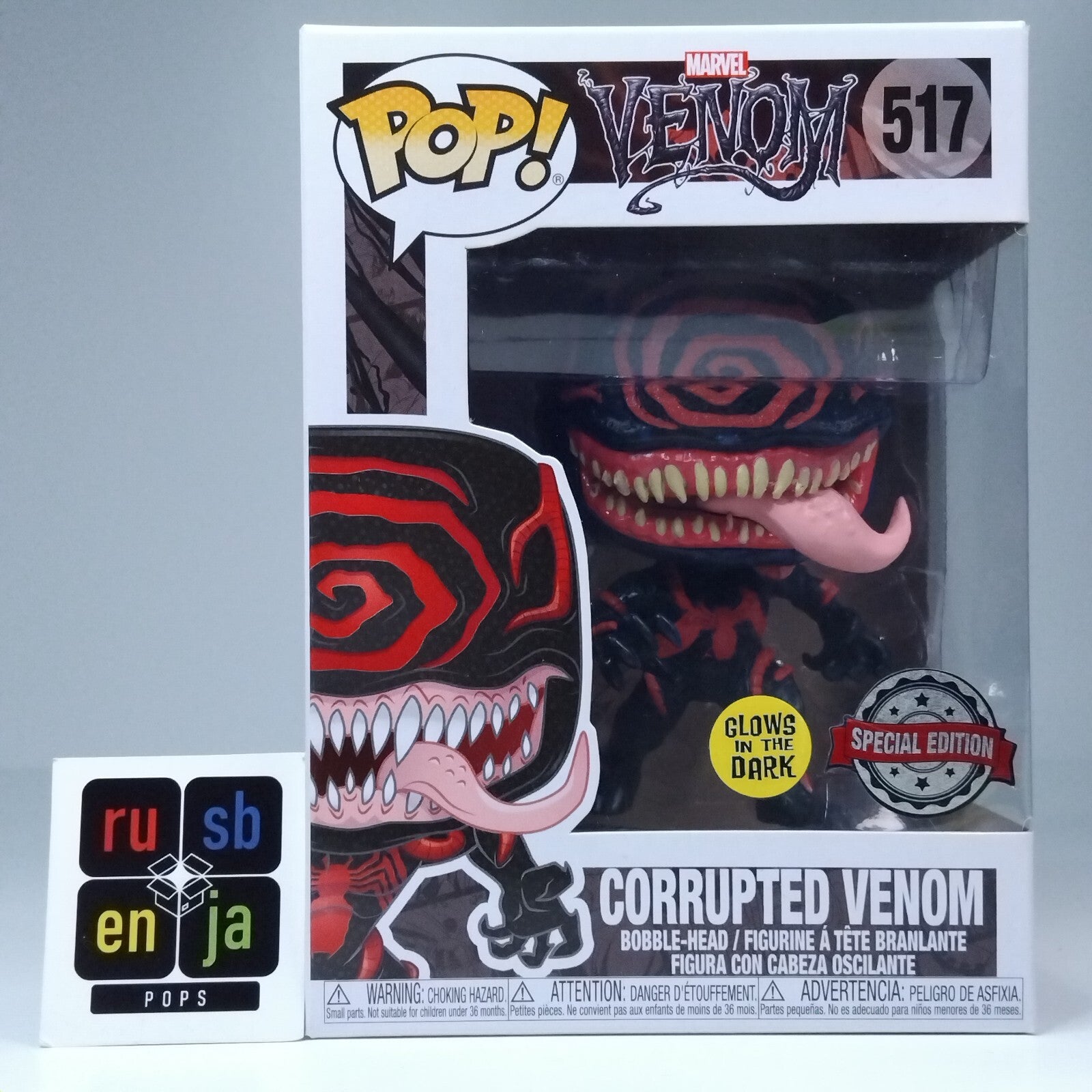 Funko Pop! Marvel Venom - Corrupted Venom Glows Special Edition #517