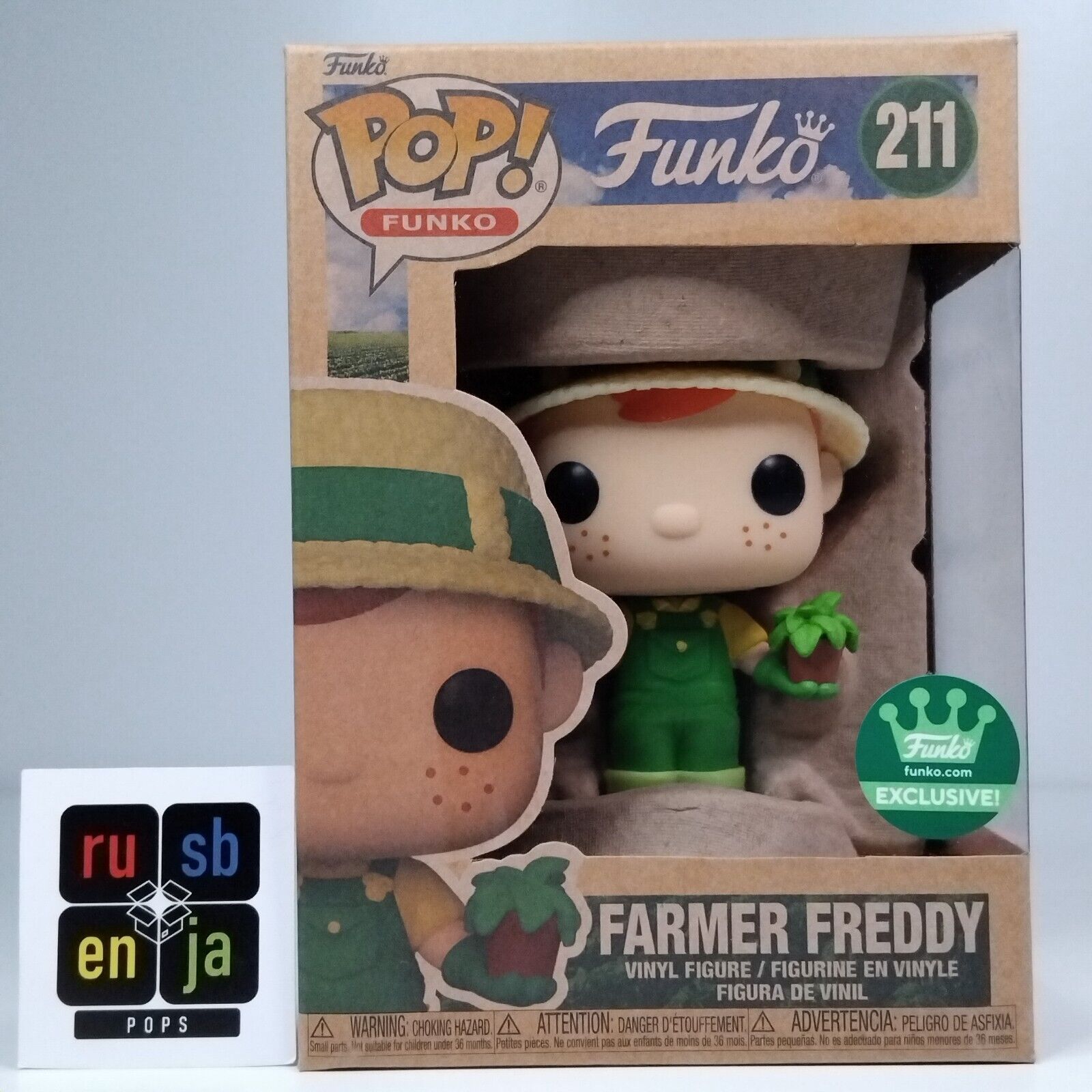 Funko Pop! Freddy Funko Farmer Freddy Exclusive #211