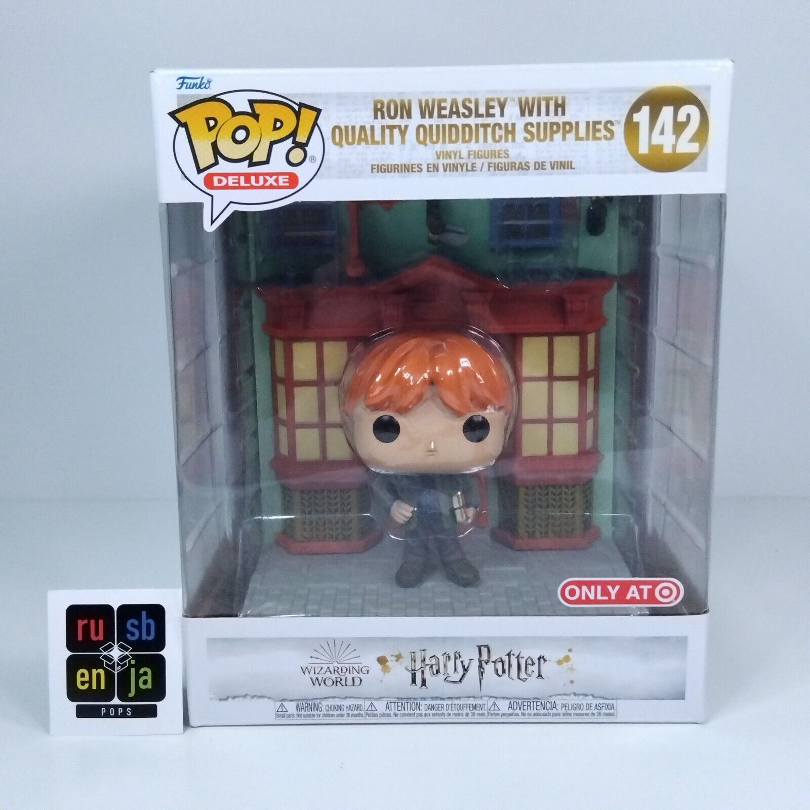 Funko Pop! Harry Potter Ron Weasley with Quality Quidditch Supplies 6" Inch #142