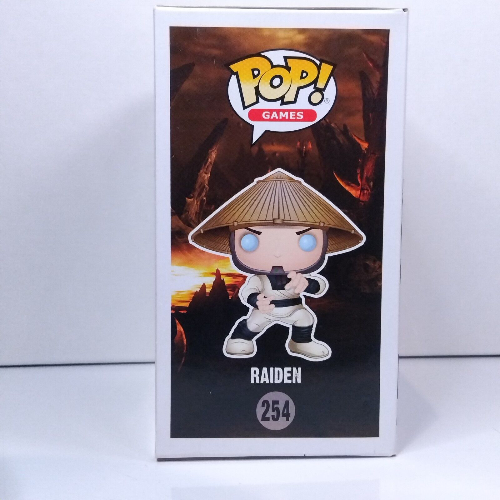 Funko Pop! Games Mortal Kombat Raiden Signed James Remar COA #254