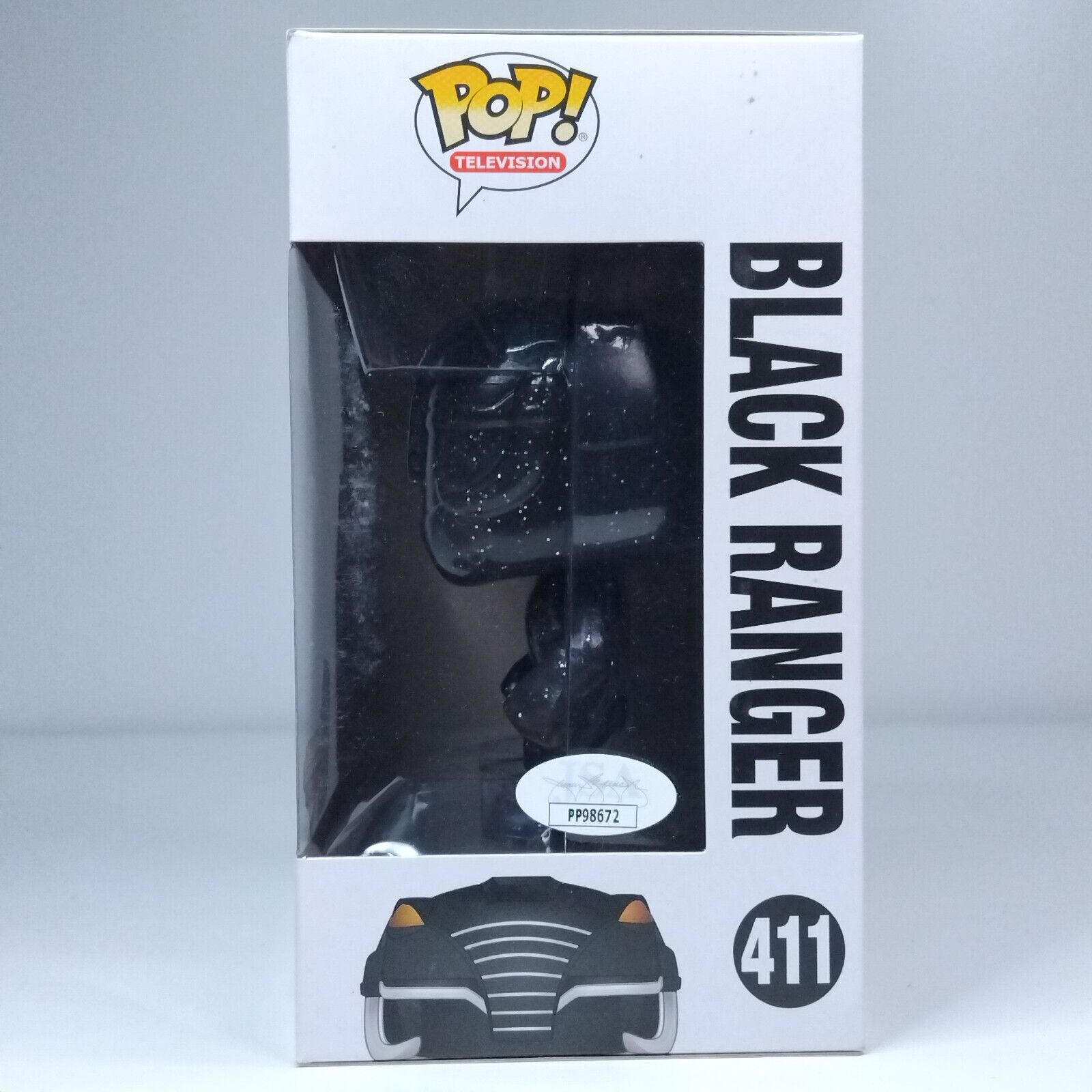 Funko Pop! TV Power Rangers Black Ranger Signed Johnny Yong Bosch 7BAP COA #411