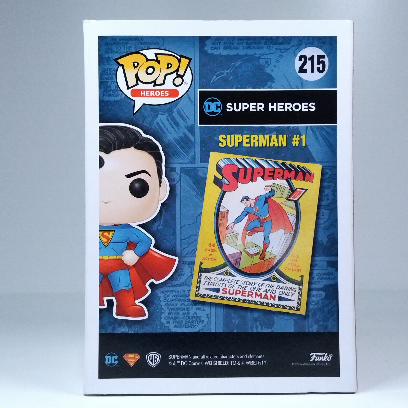 Funko Pop! DC Heroes Superman #1 Exclusive #215