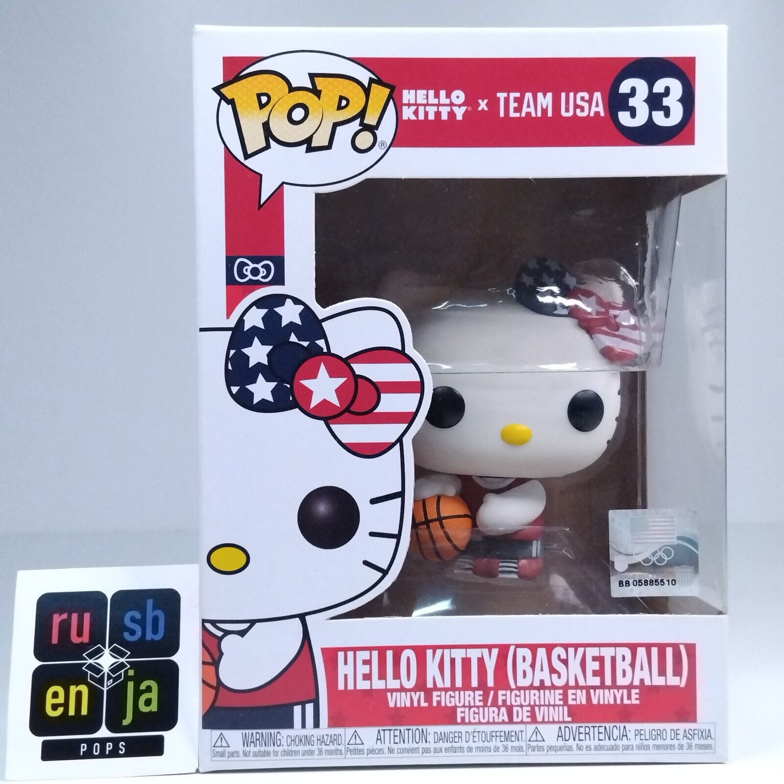 Funko Pop! Animation Anime Hello Kitty x Team USA Basketball #33