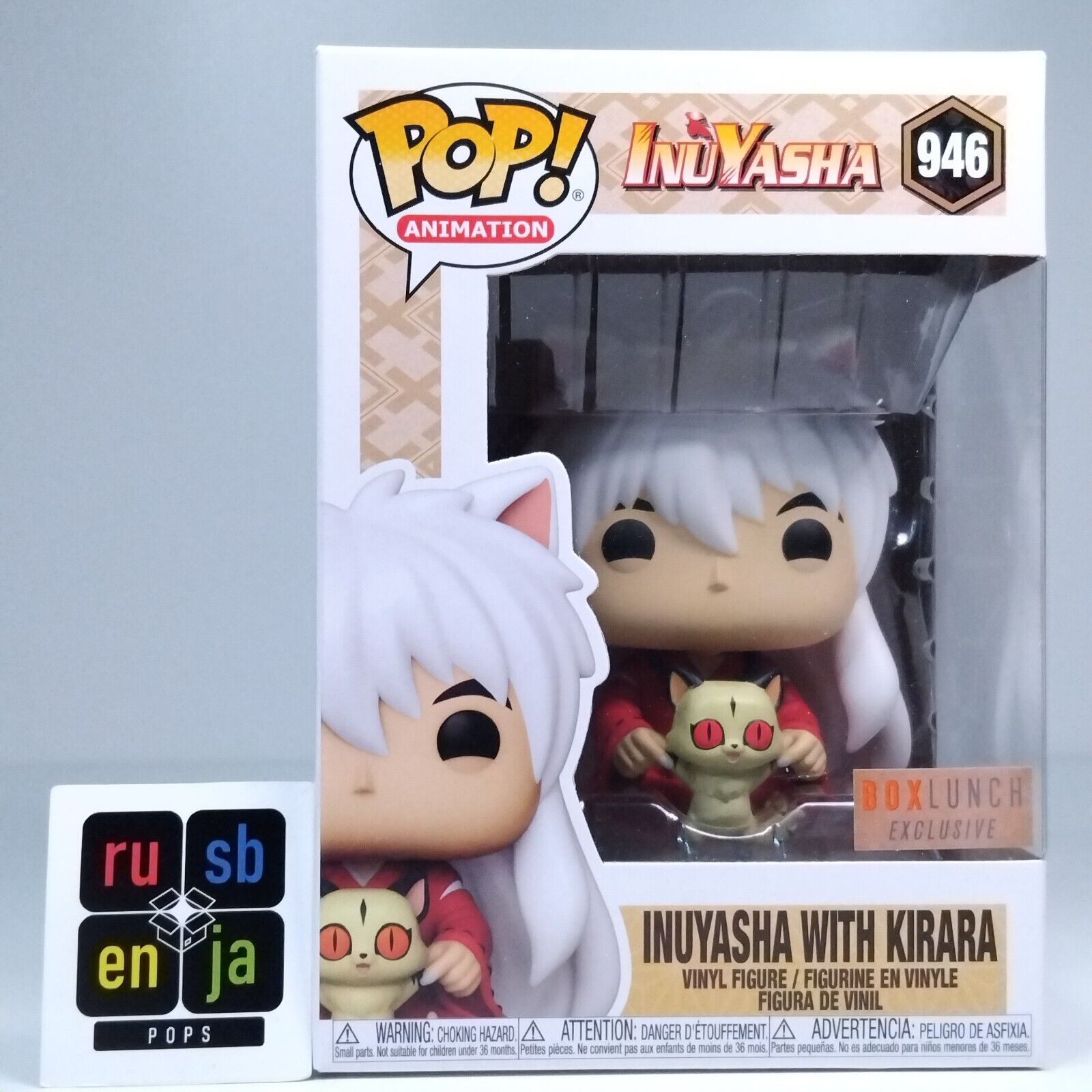 Funko Pop! Anime Inuyasha with Kirara Boxlunch Exclusive #946