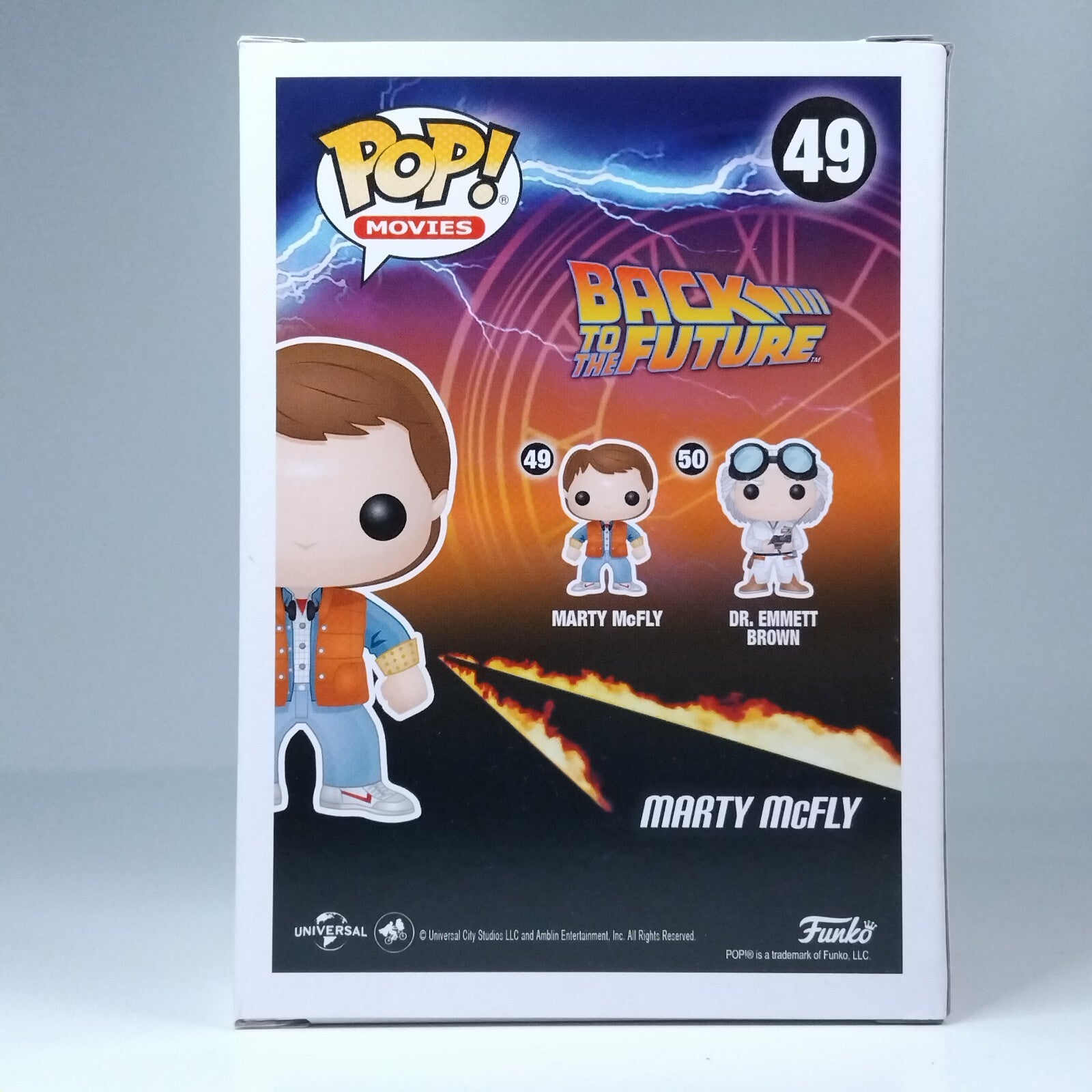 Funko Pop! Back to the Future Marty McFly Plutonium Plastic Empire 3,000 Pc #49