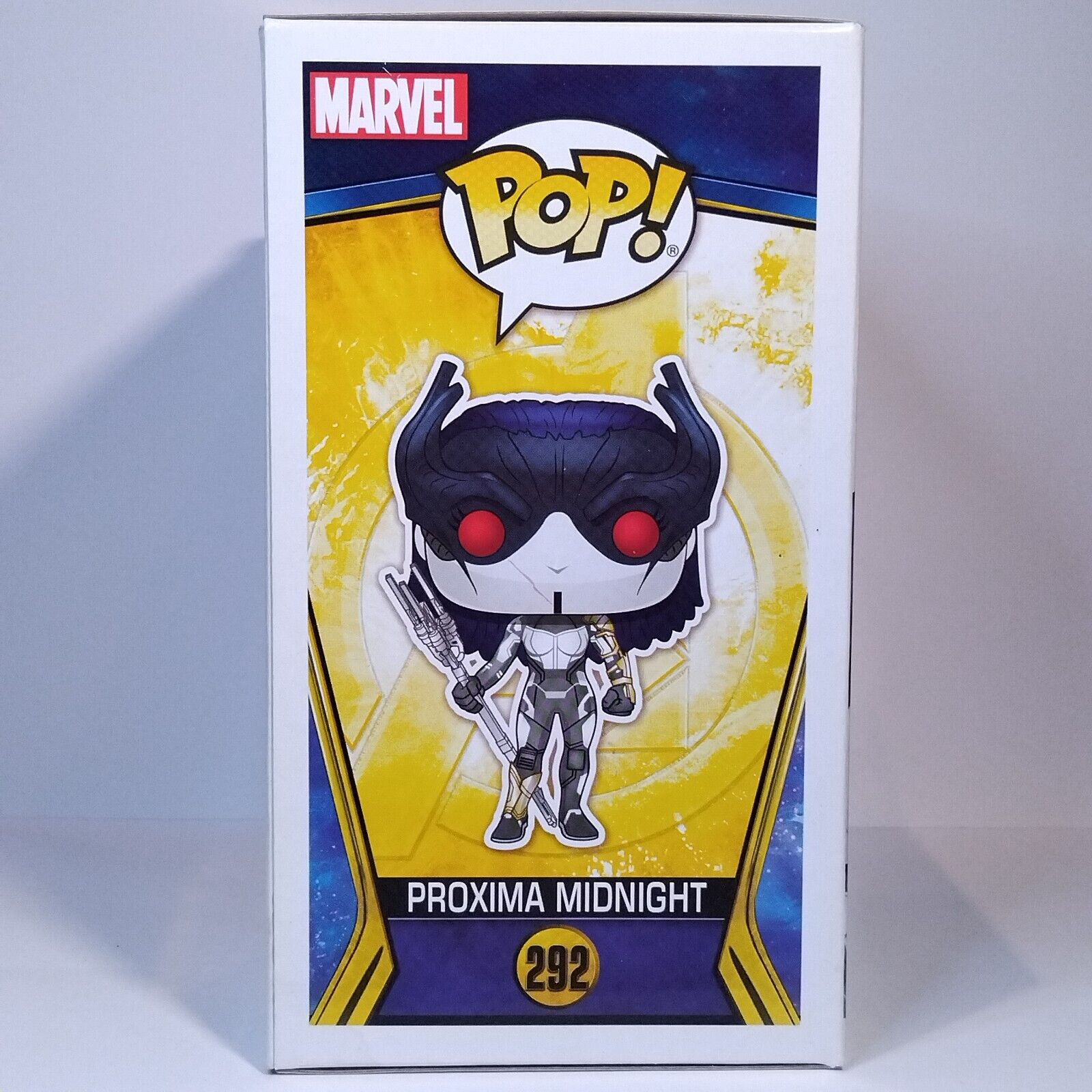 Funko Pop! Marvel Avengers Proxima Midnight Signed Carrie Coon COA #292 WS