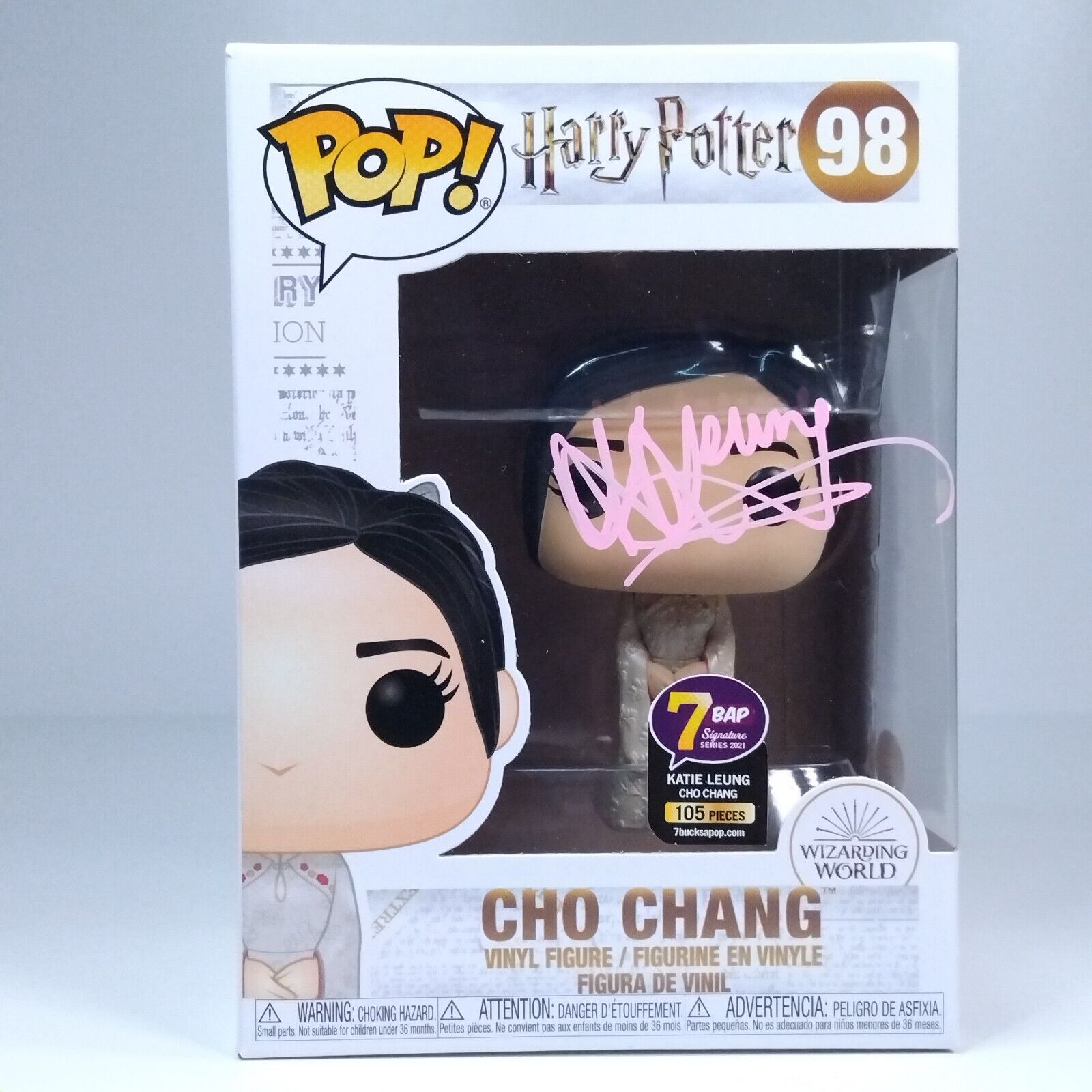 Funko Pop! Harry Potter Cho Chang Signed Katie Leung 7BAP COA #98