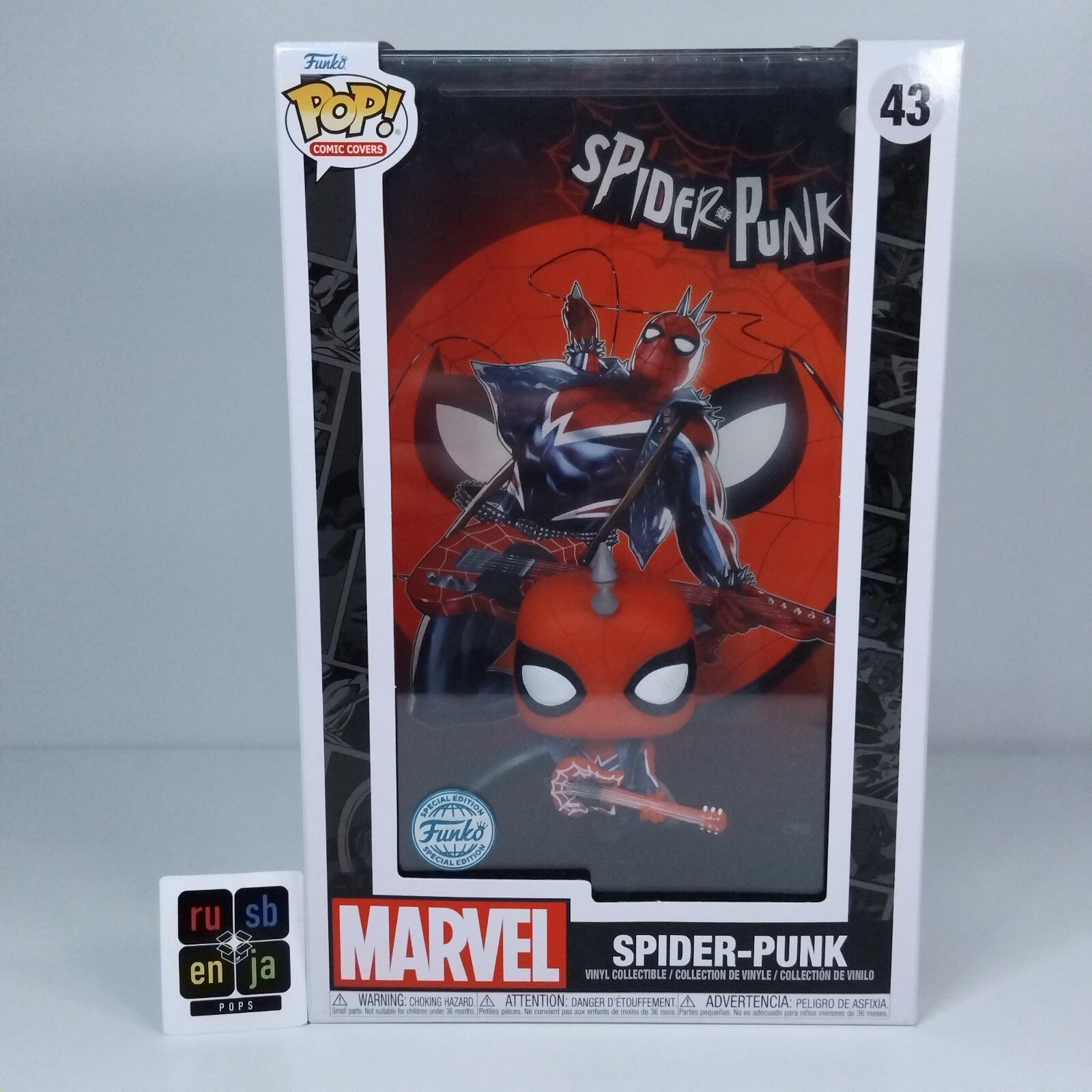 Funko Pop! Marvel Comic Covers Spider-Man Spider-Punk Special Edition #43