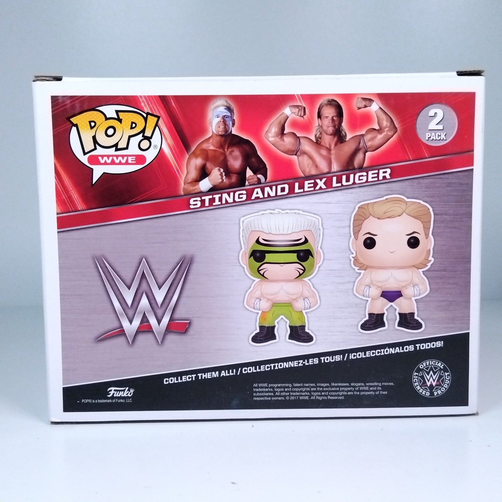 Funko Pop! WWE Sting and Lex Luger Dual Signed w/COA 2 Pack