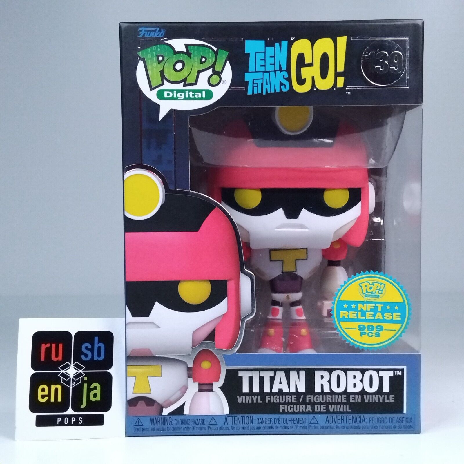 Funko Pop! Digital DC Teen Titans Go! Titan Robot 999 Pcs #139