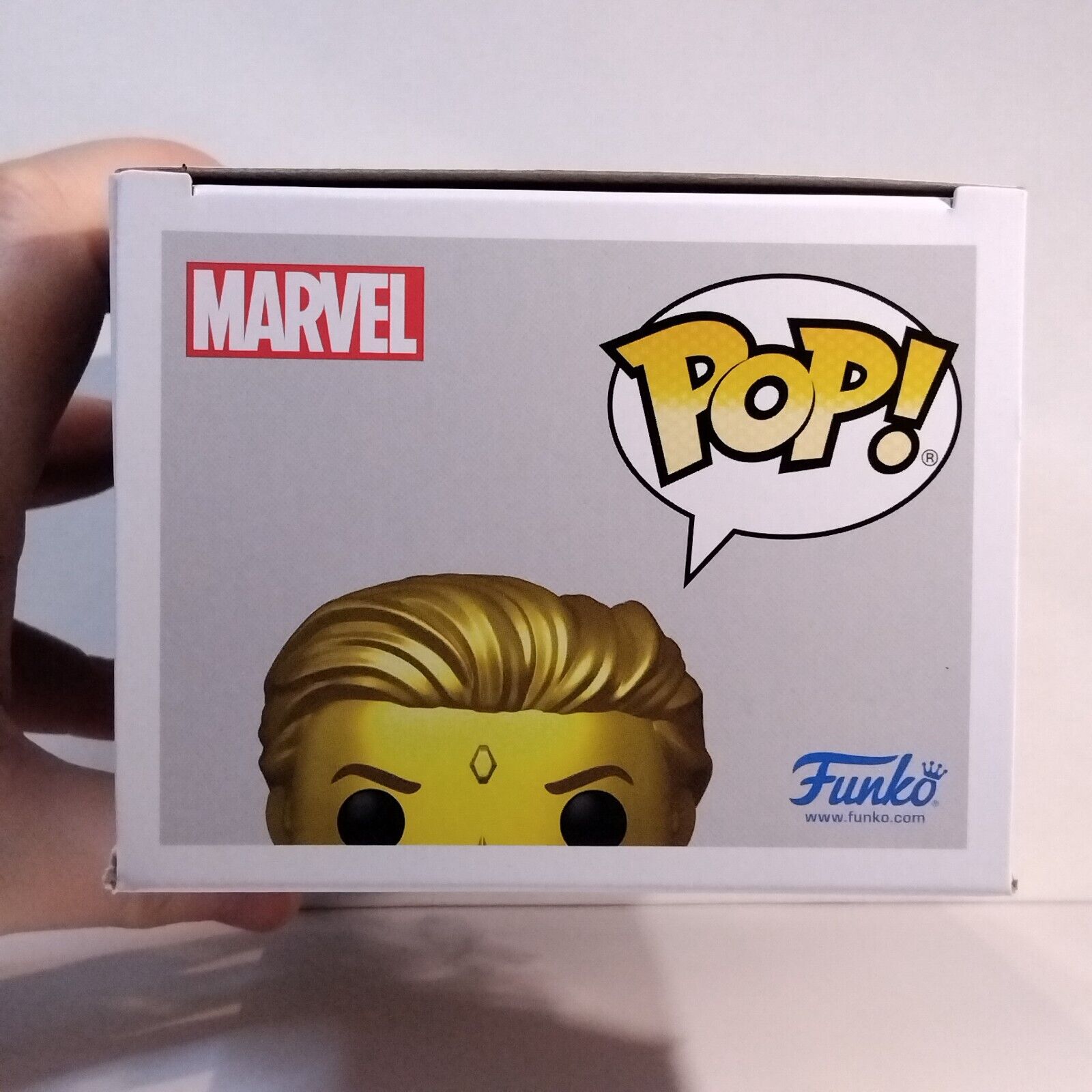 Funko Pop! Marvel Guardians Galaxy Adam Warlock Signed Will Poulter COA #1210 WS