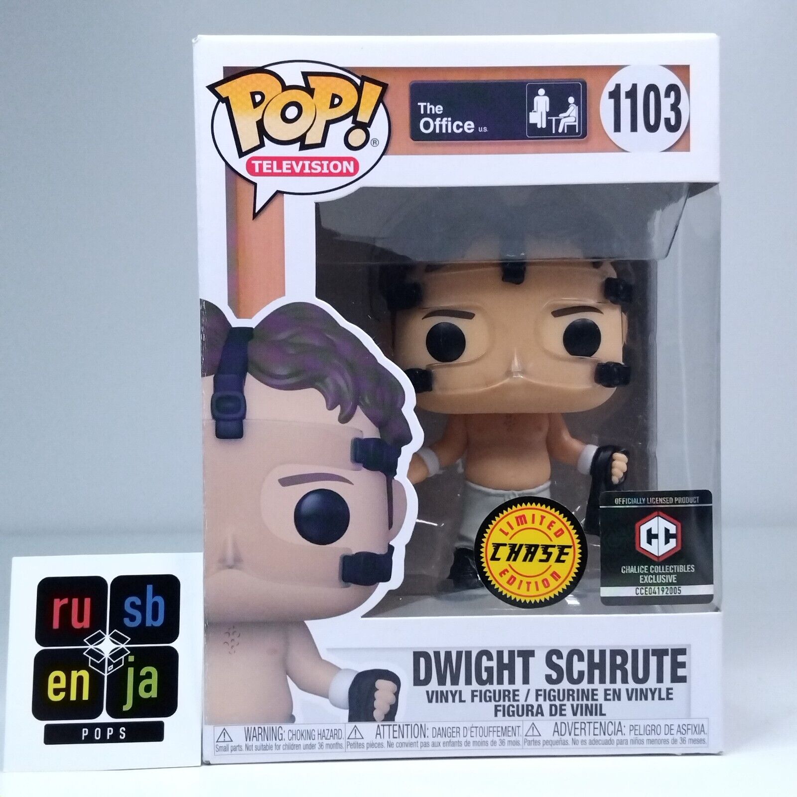 Funko Pop! TV The Office US Dwight Schrute Chase Chalice Collectibles #1103