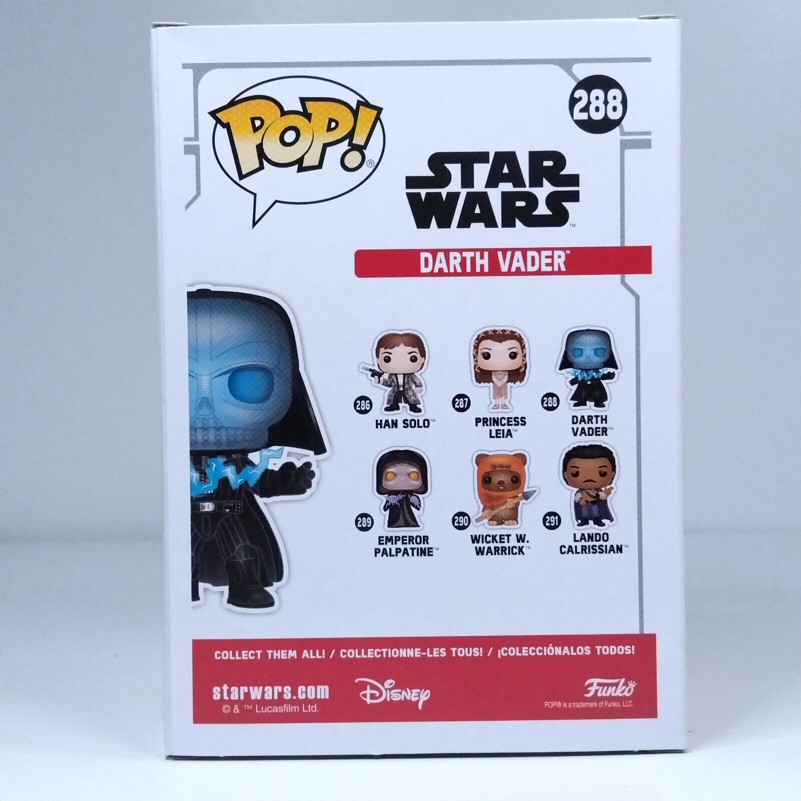 Funko Pop! Star Wars Darth Vader Glows Target Exclusive #288