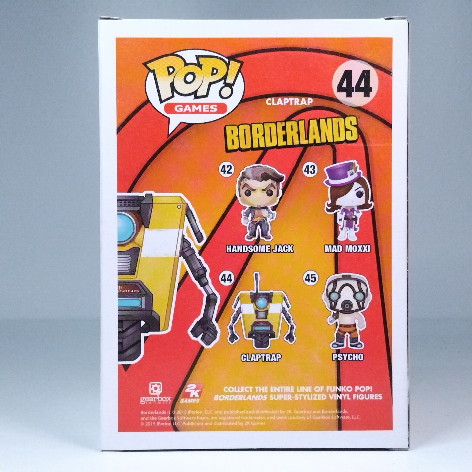 Funko Pop! Games Borderlands Claptrap Yellow #44