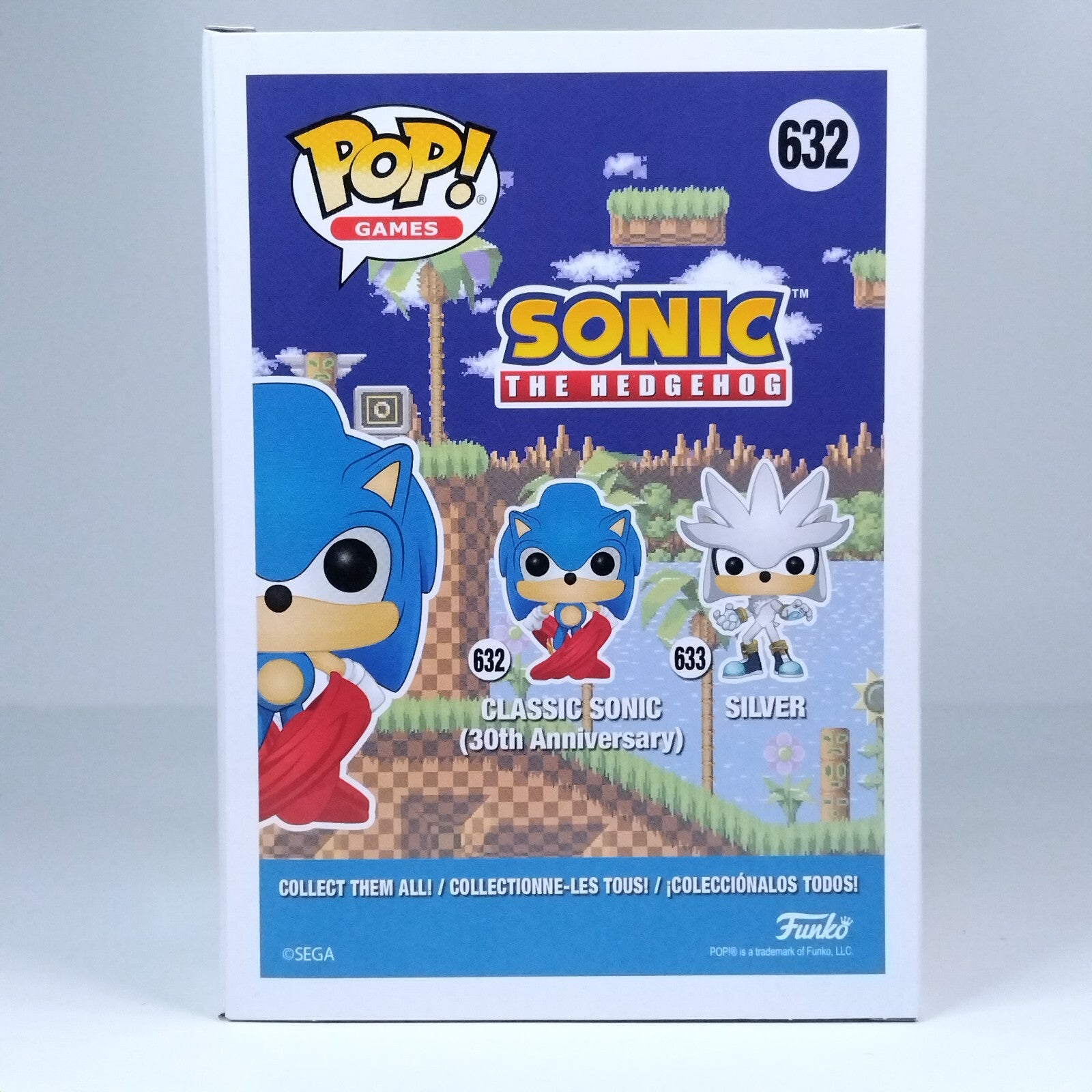 Funko Pop! Games Sonic the Hedgehog Classic Sonic #632
