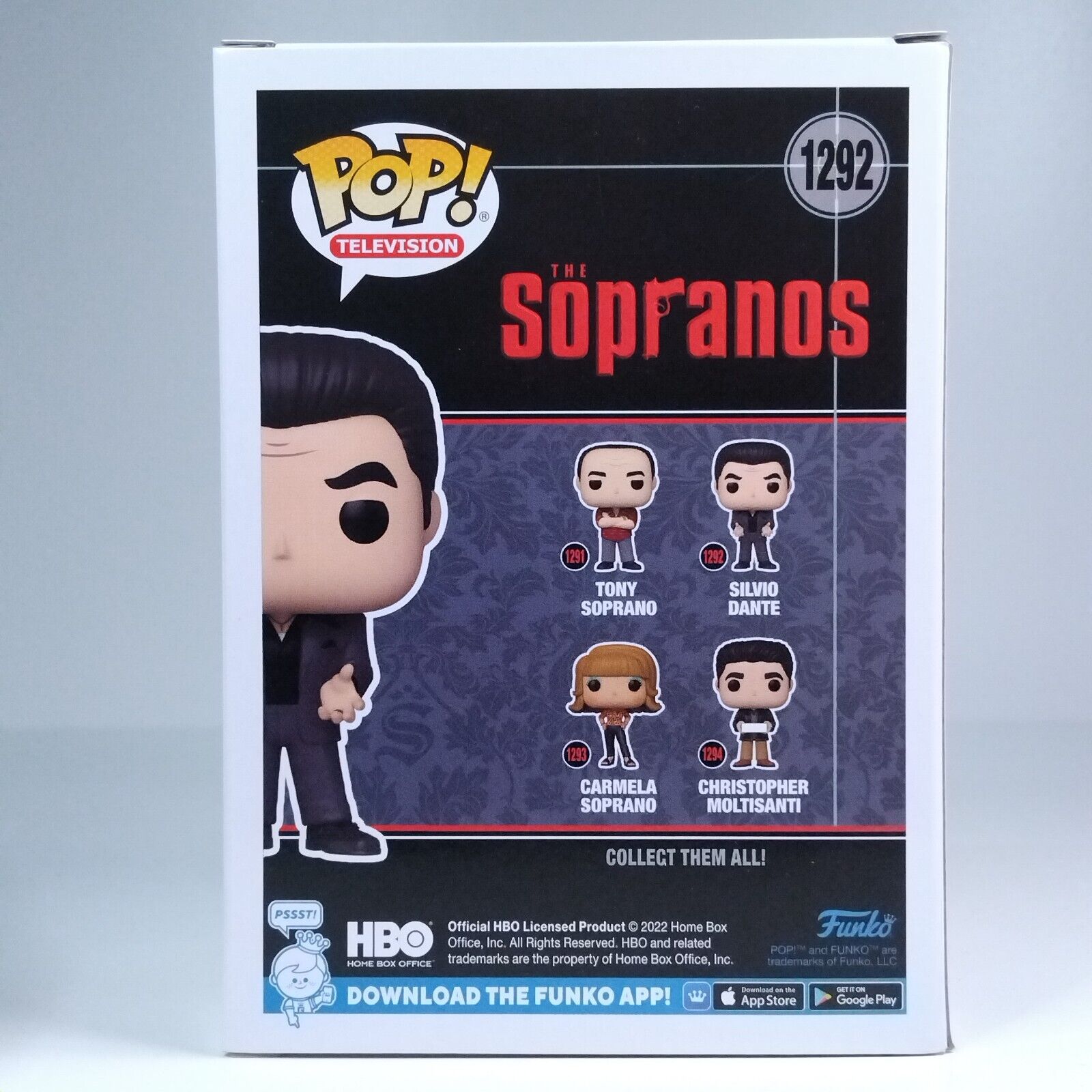 Funko Pop! TV Sopranos Silvio Dante Signed Steven Van Zandt COA #1292 WS