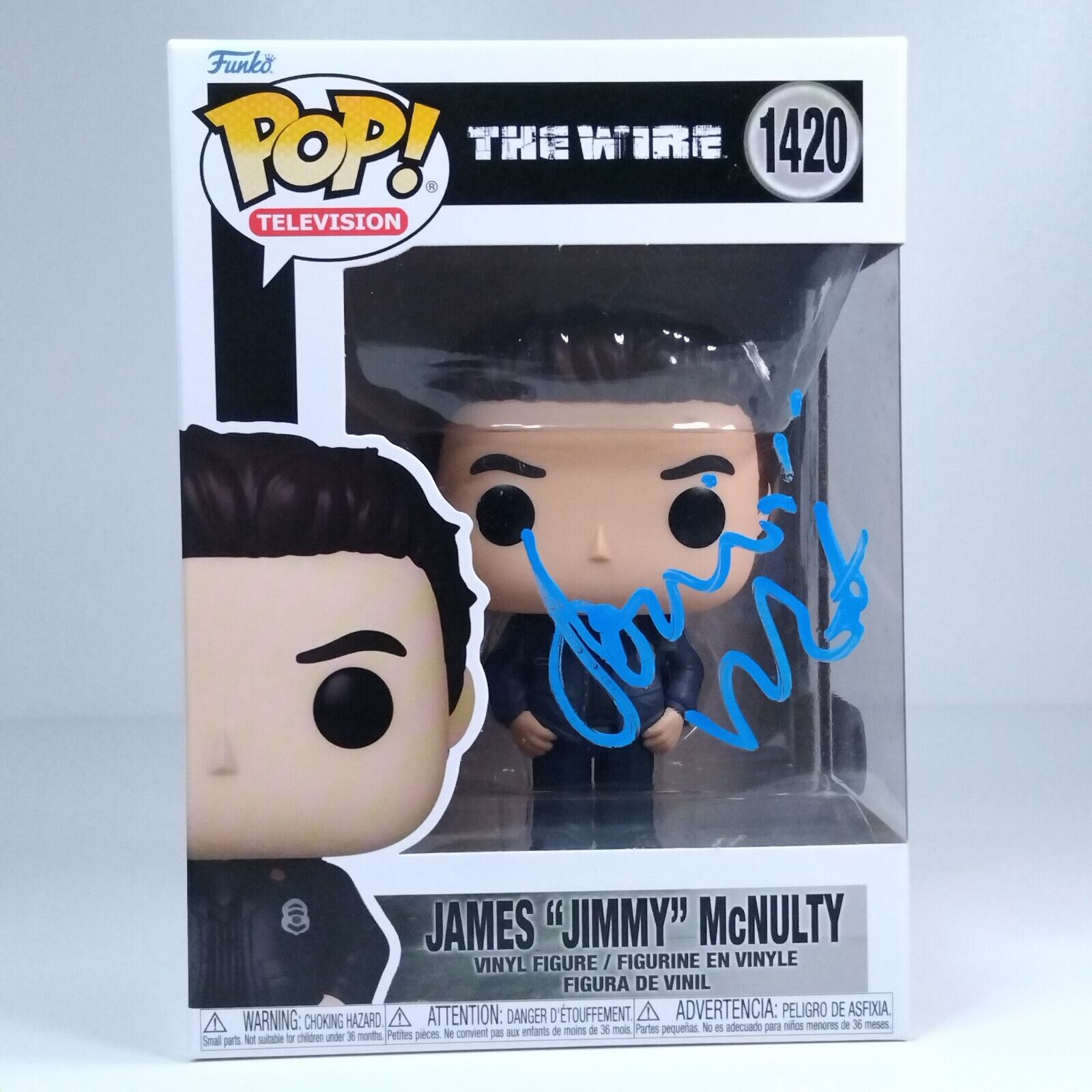 Funko Pop! TV The Wire James Jimmy McNulty Signed Dominic West SWAU #1420 WS