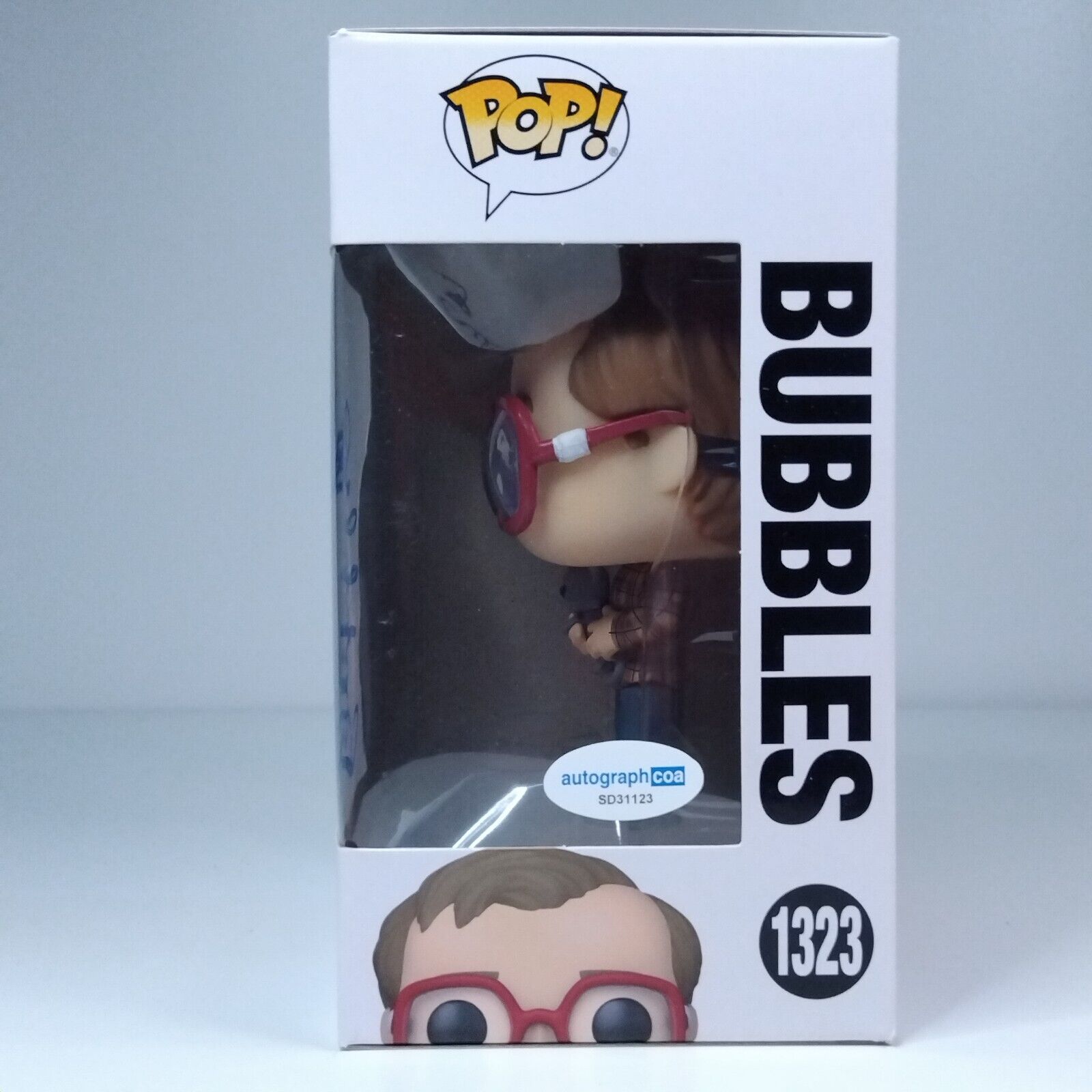 Funko Pop! TV Trailer Park Boys Bubbles Signed Mike Smith COA #1323 WS