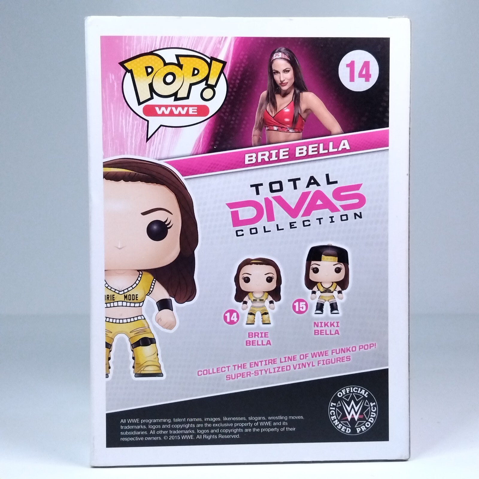 Funko Pop! WWE Total Divas Brie Bella Signed COA #14 WS