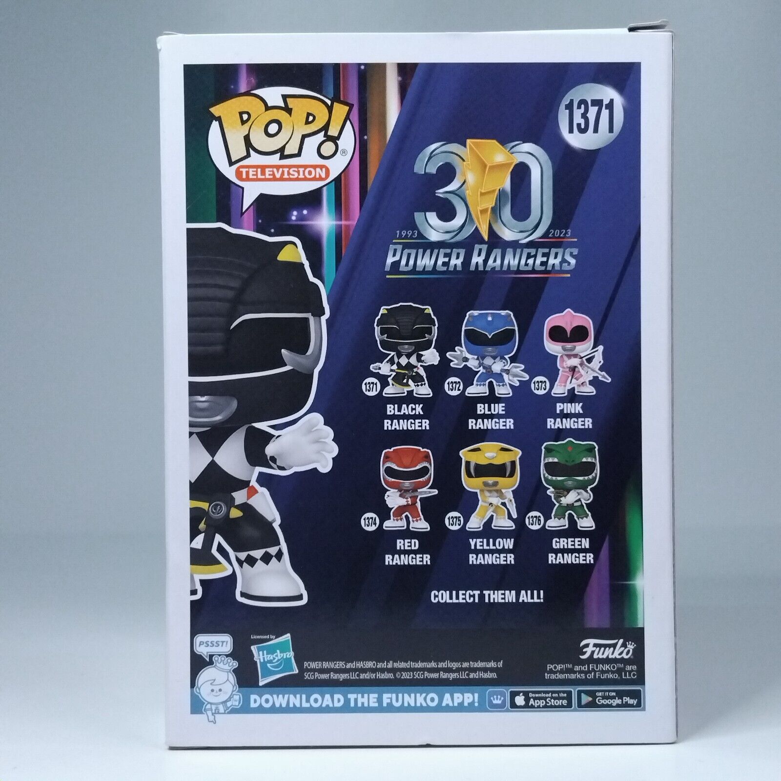 Funko Pop! TV Retro Power Rangers Black Ranger #1371