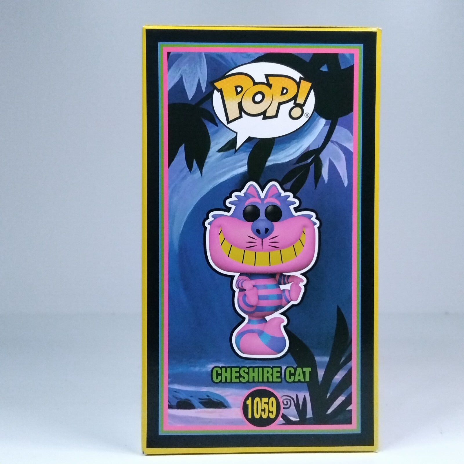 Funko Pop! Disney Alice In Wonderland Cheshire Cat Blacklight Exclusive #1059