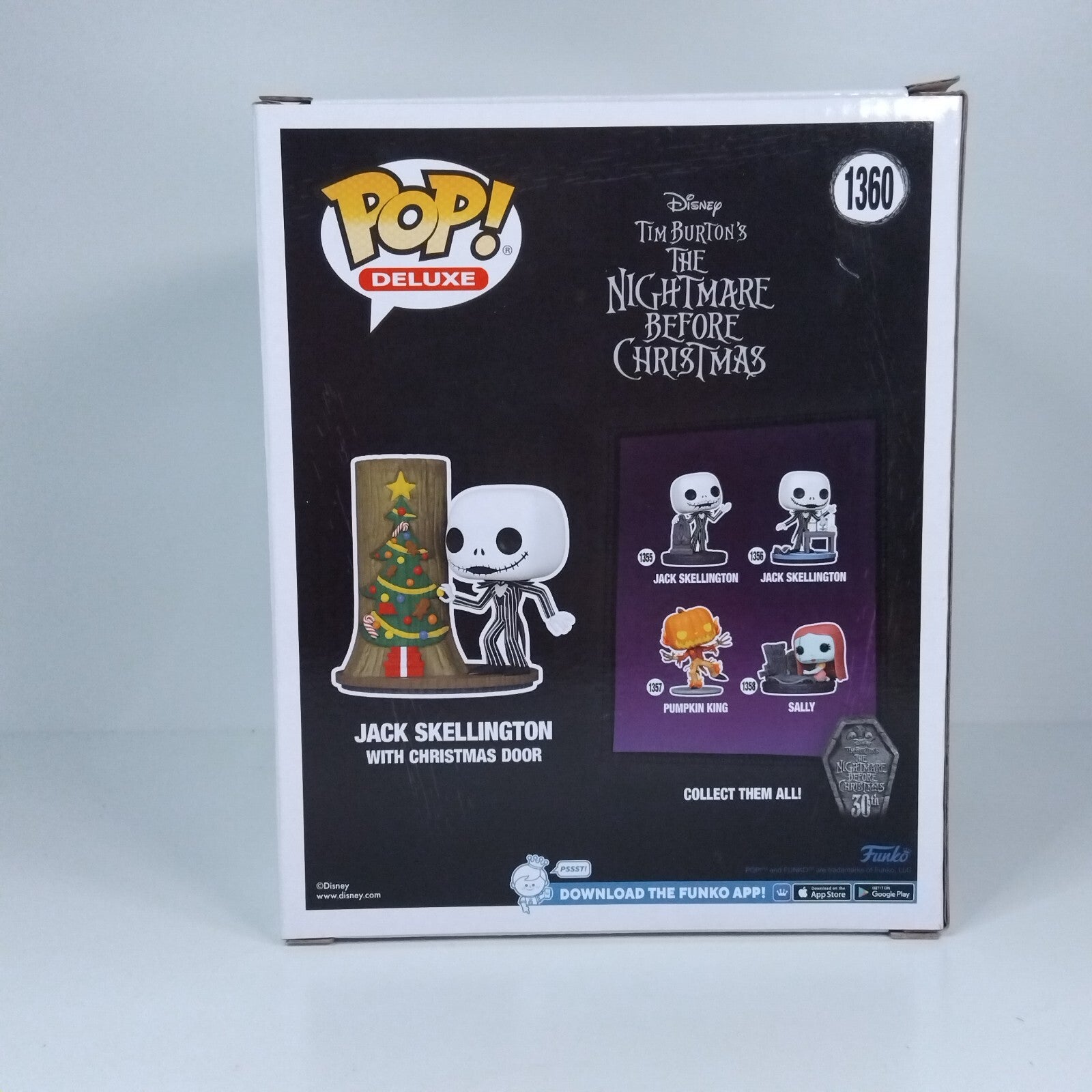 Funko Pop! Disney Deluxe TNBC Jack Skellington With Christmas Door #1360