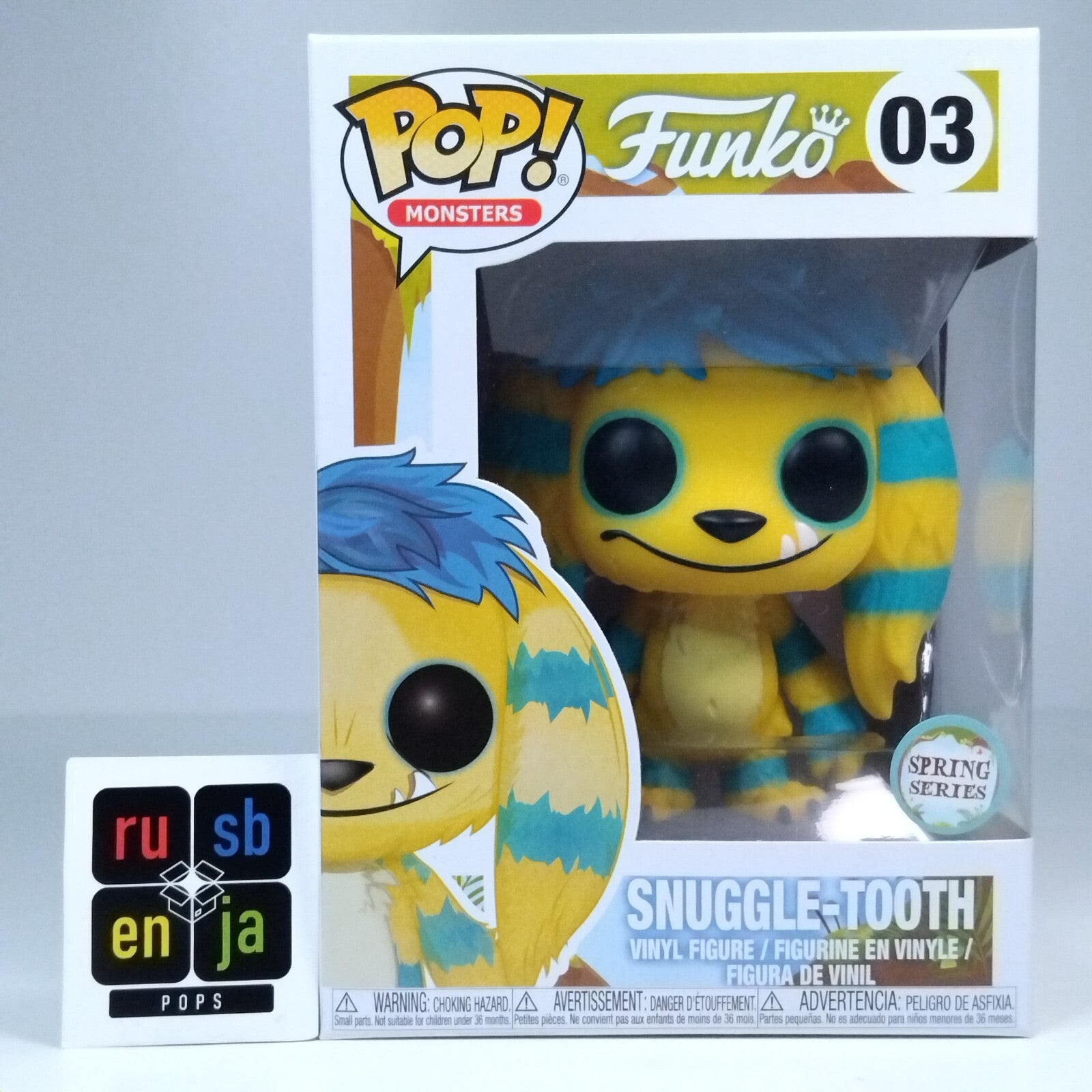 Funko Pop! Funko Wetmore Forest Monsters Snuggle-Tooth Yellow Spring Series #03
