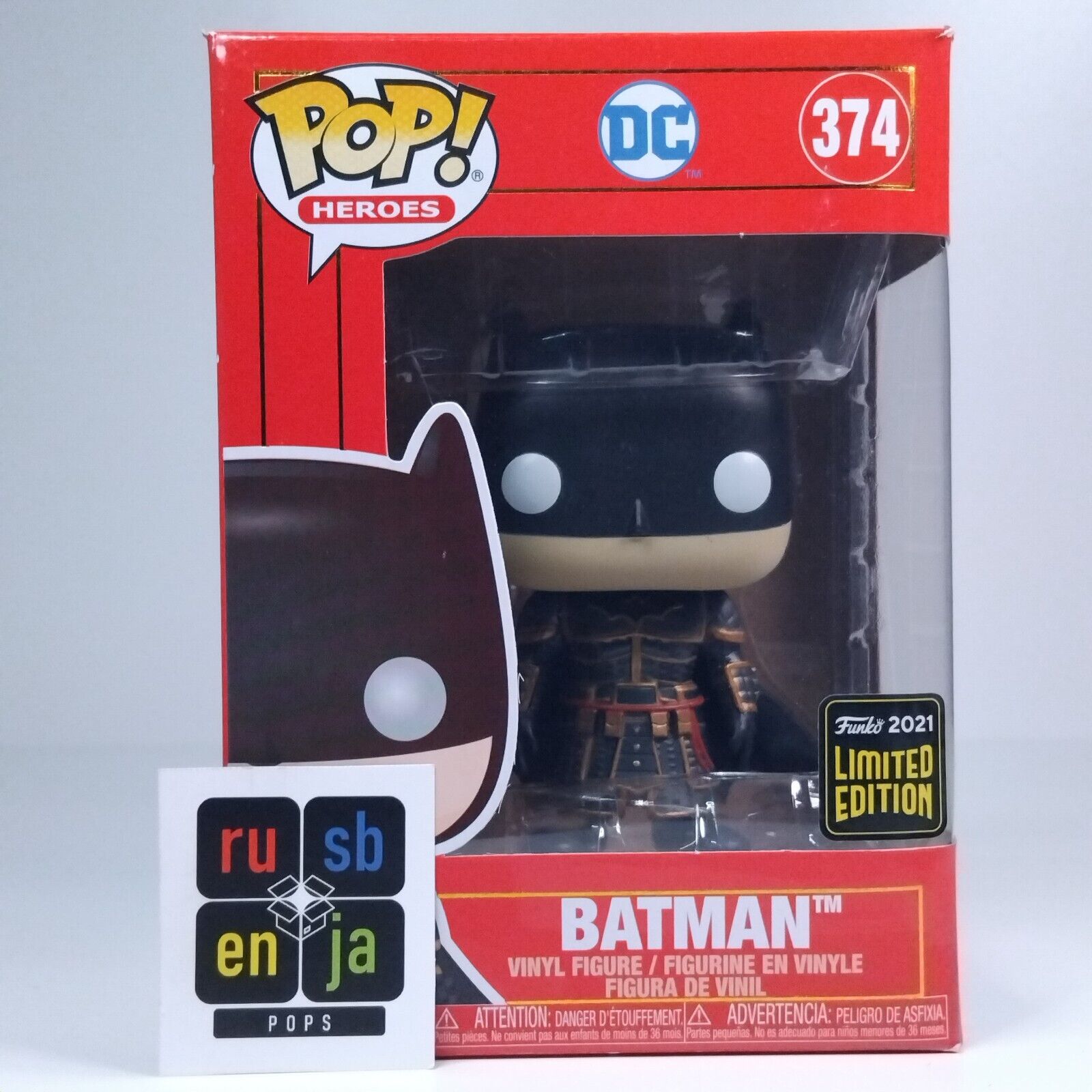 Funko Pop! DC Heroes Imperial Palace Batman Metallic Limited Edition #374