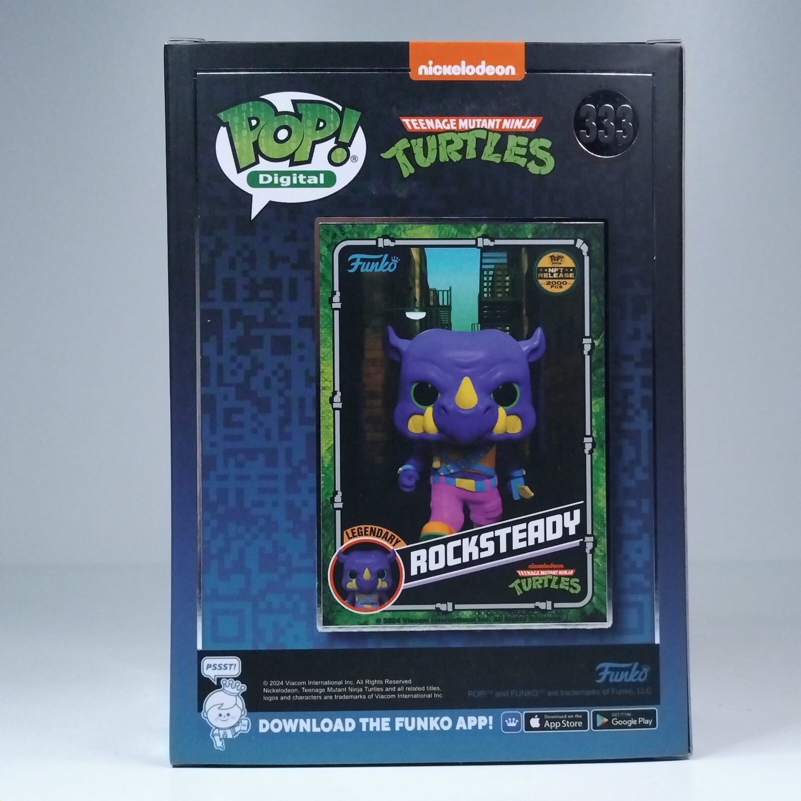 Funko Pop! Digital Teenage Mutant Ninja Turtles Rocksteady 2,000 Pcs #333
