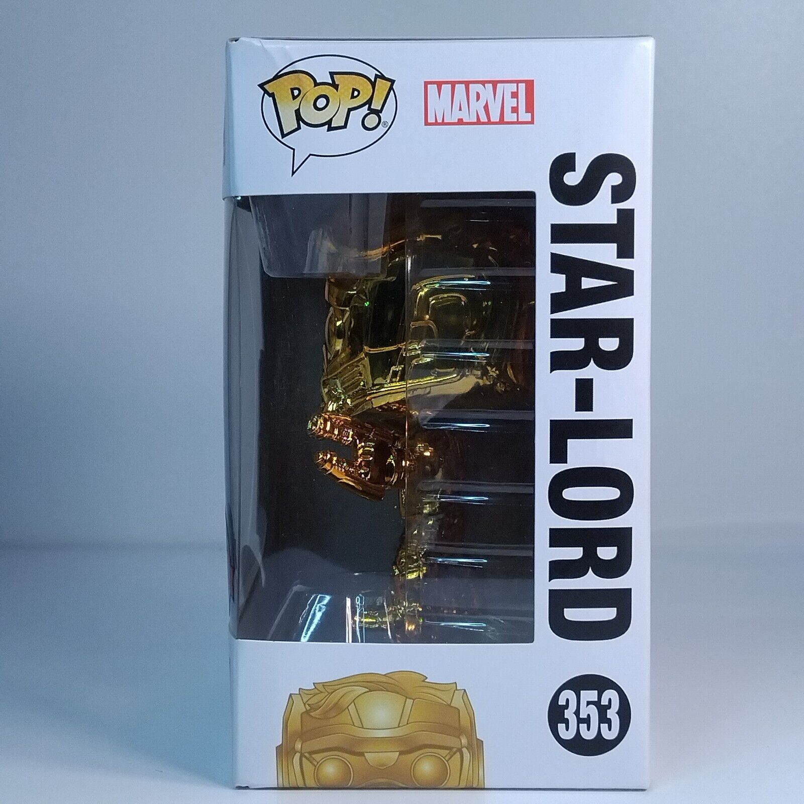 Funko Pop! Marvel Studios The First Ten Years Gold Chrome Star-Lord #353